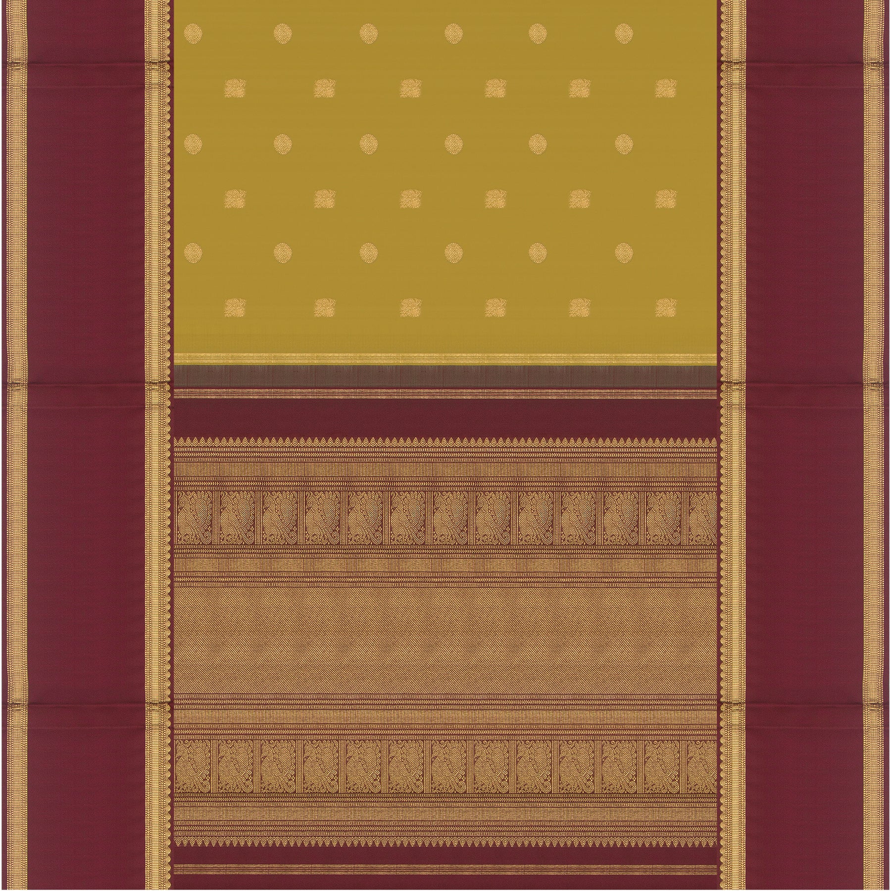 Kanakavalli Kanjivaram Silk Sari 24-110-HS001-03035 - Full View