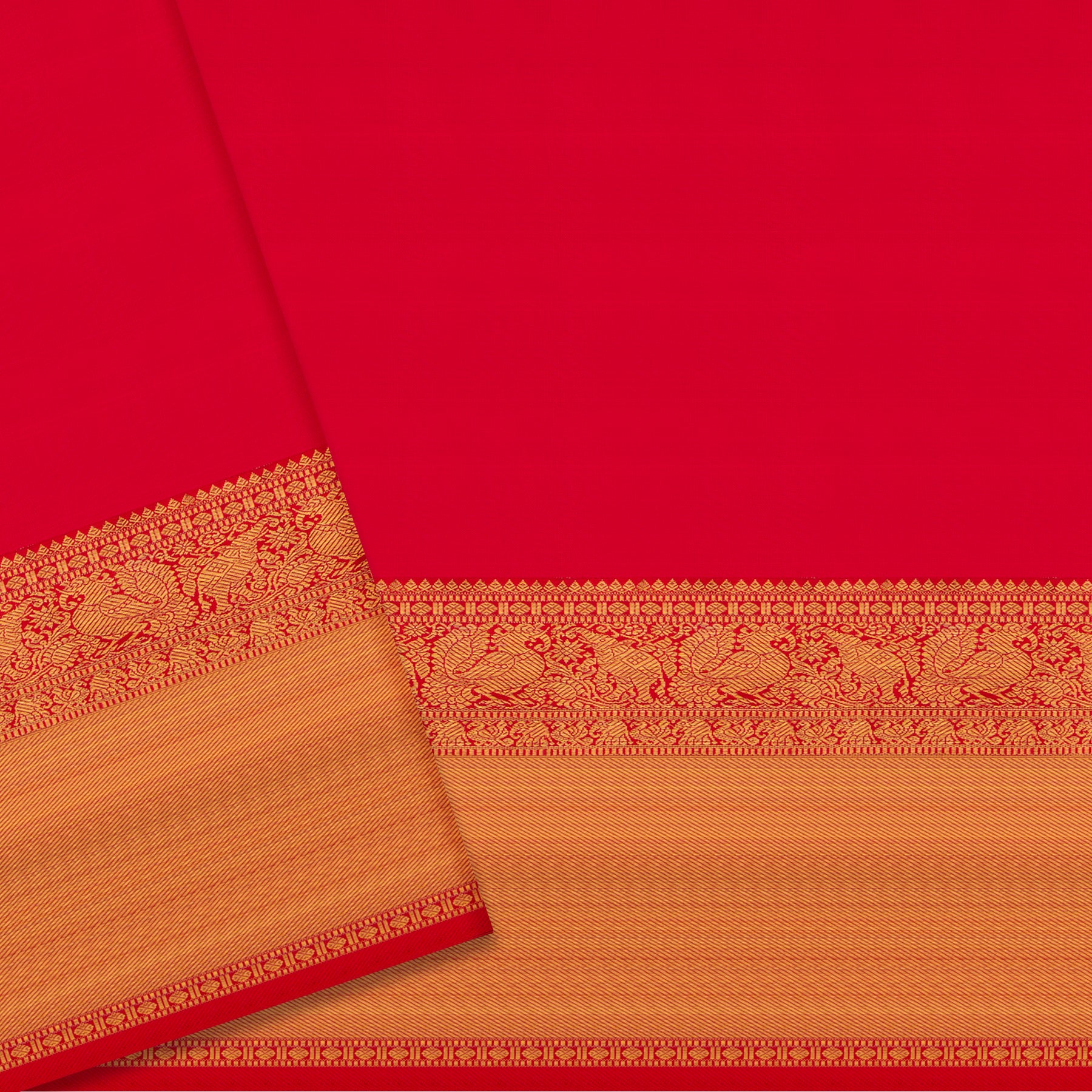 Kanakavalli Kanjivaram Silk Sari 24-110-HS001-03318 - Blouse View