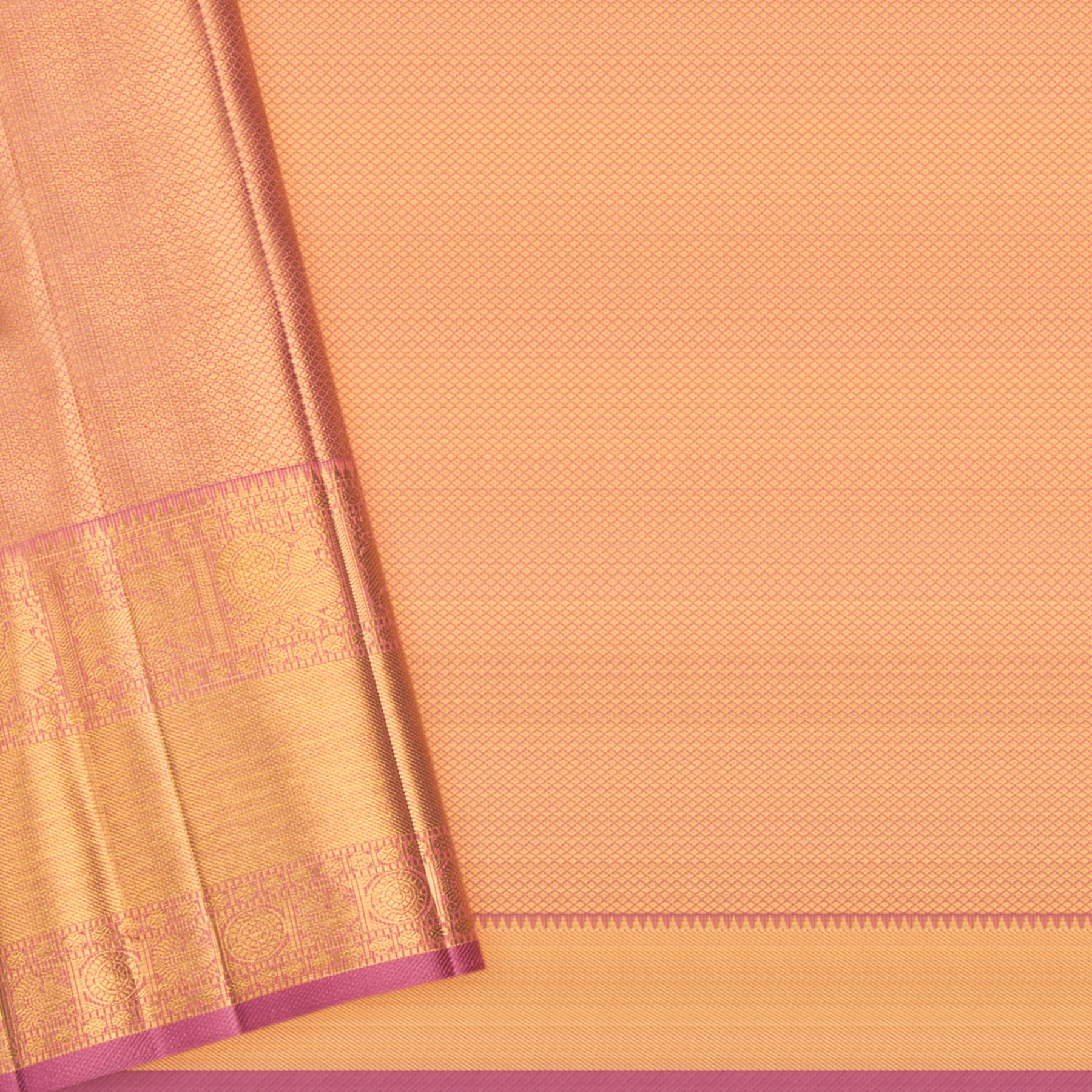 Kanakavalli Kanjivaram Silk Sari 24-110-HS001-03322 - Blouse View