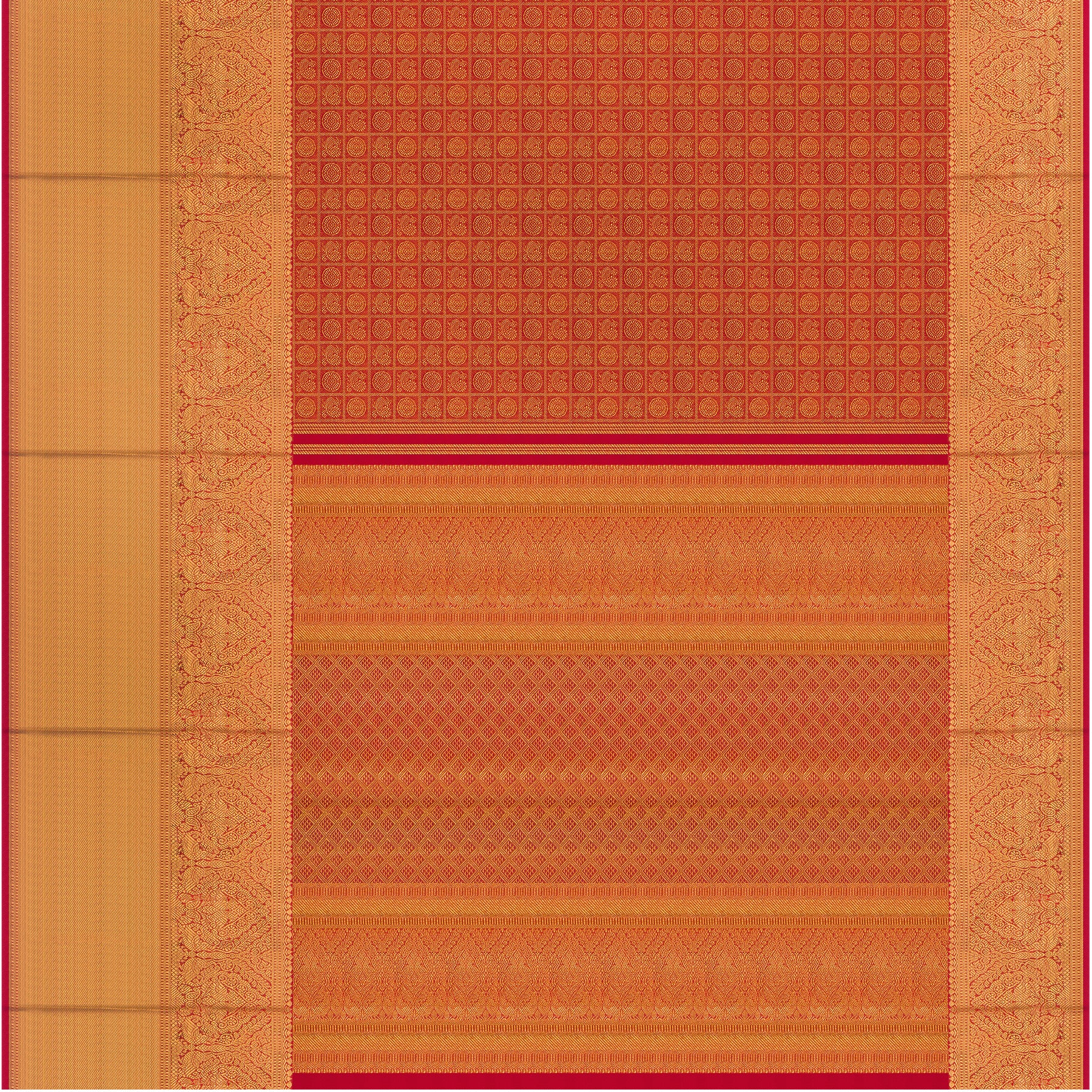 Kanakavalli Kanjivaram Silk Sari 24-110-HS001-03334 - Full View