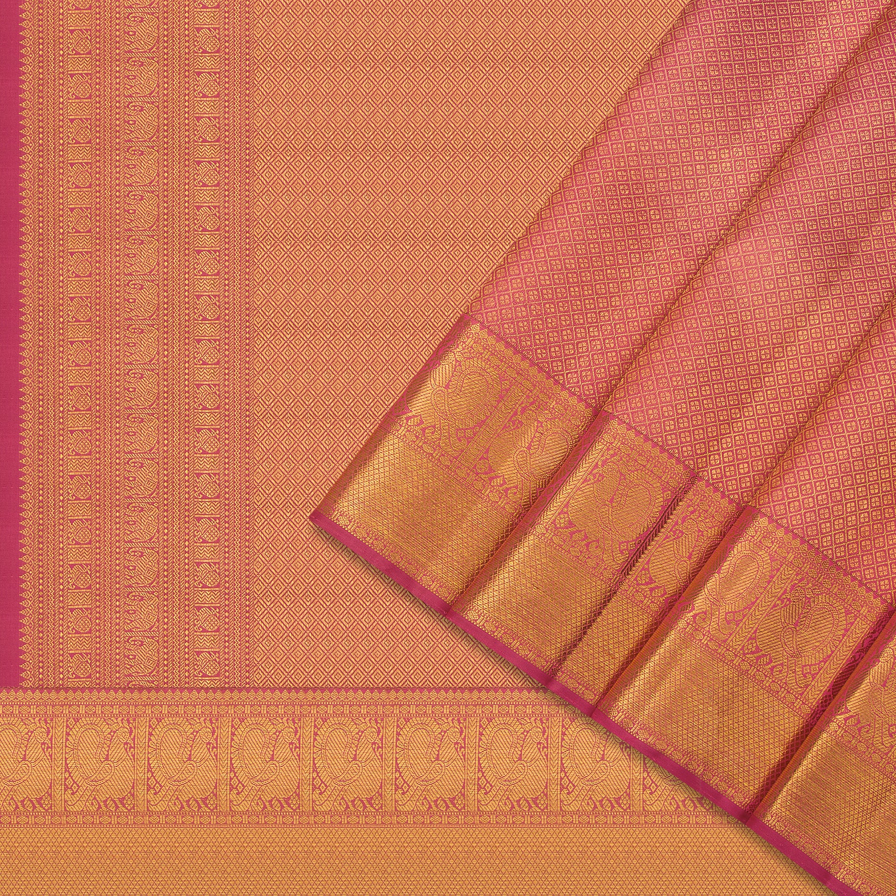 Kanakavalli Kanjivaram Silk Sari 24-110-HS001-03346 - Cover View