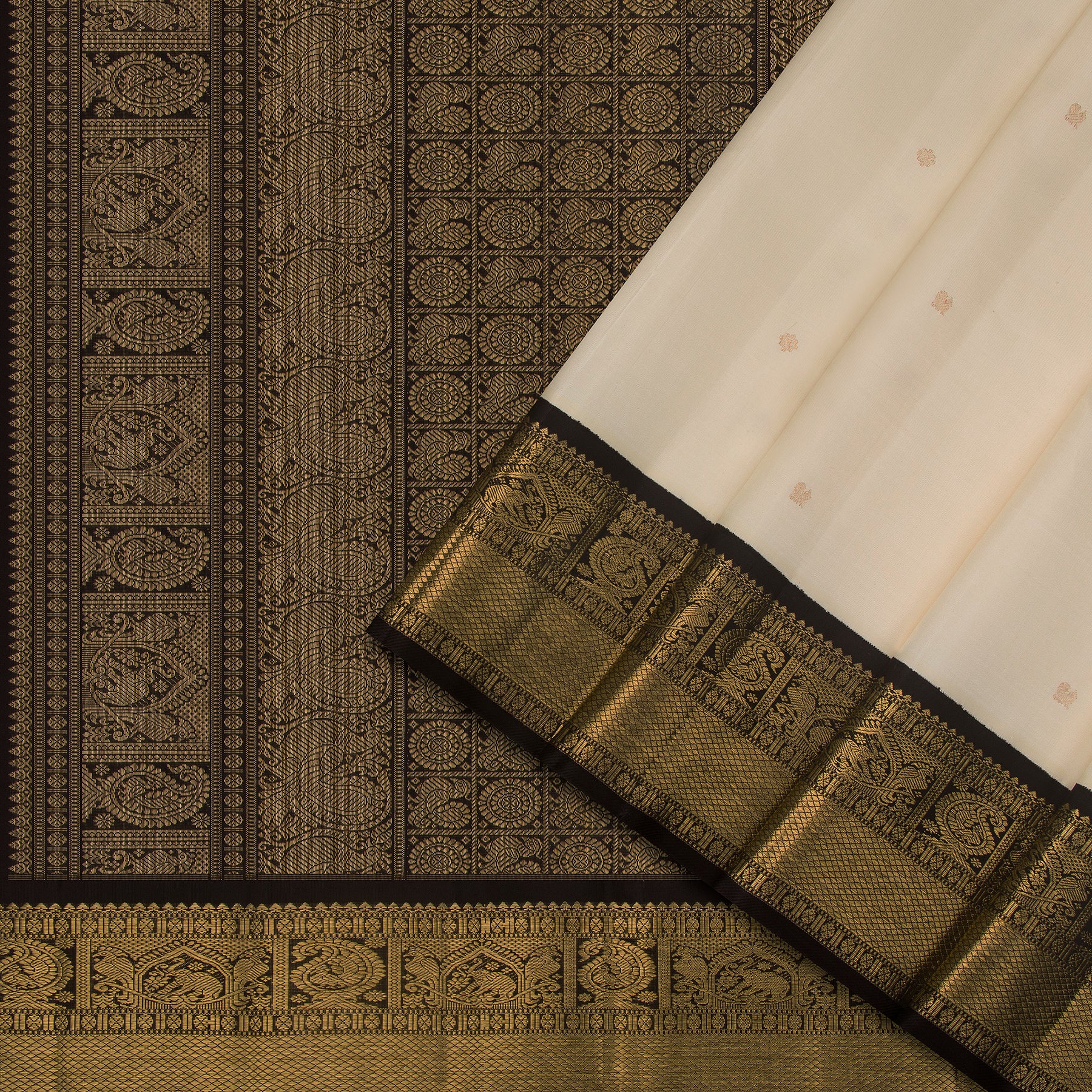 Kanakavalli Kanjivaram Silk Sari 24-110-HS001-03385 - Cover View