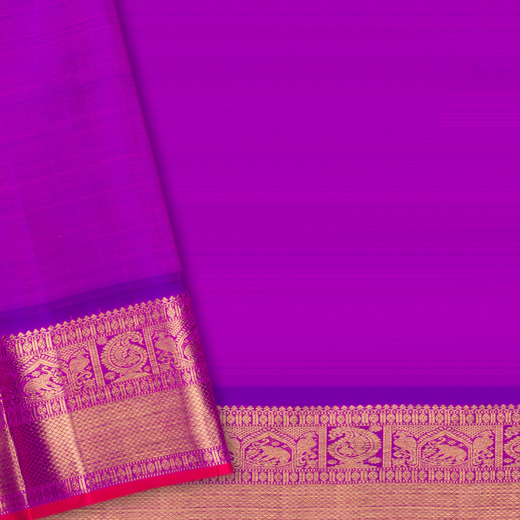 Kanakavalli Kanjivaram Silk Sari 24-110-HS001-03387 - Blouse View