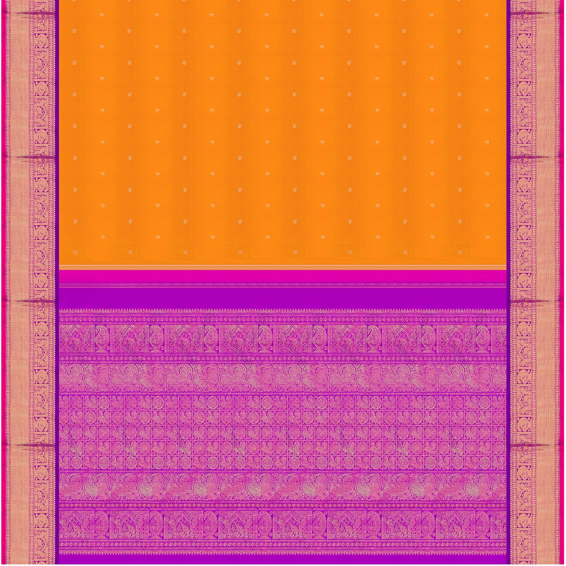 Kanakavalli Kanjivaram Silk Sari 24-110-HS001-03387 - Full View