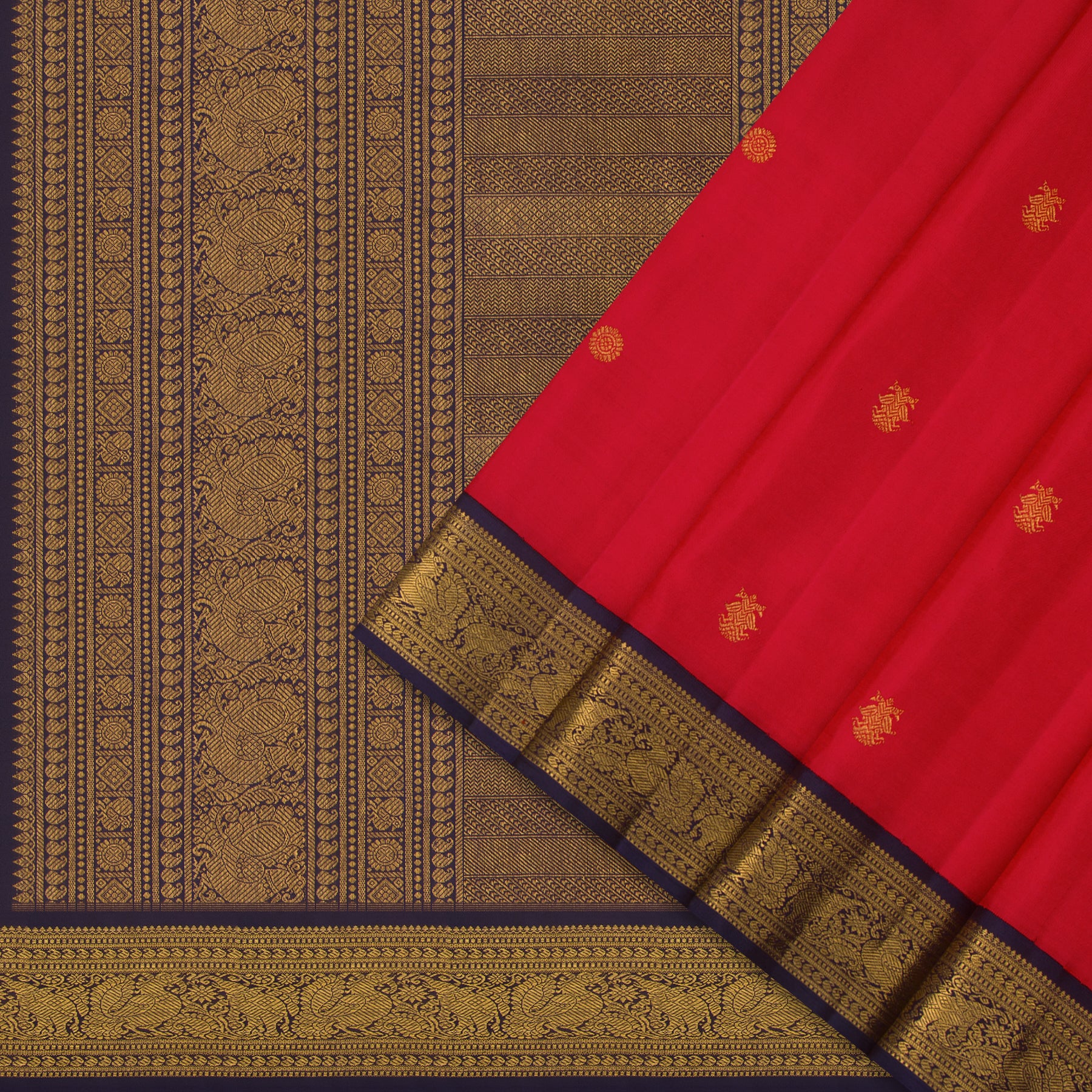 Kanakavalli Kanjivaram Silk Sari 24-110-HS001-03393 - Cover View