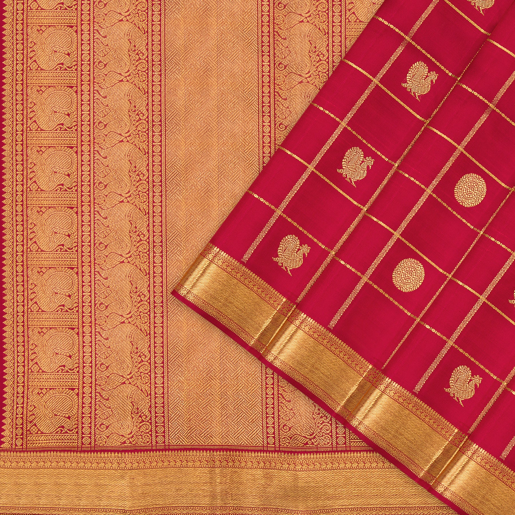 Kanakavalli Kanjivaram Silk Sari 24-110-HS001-03408 - Cover View