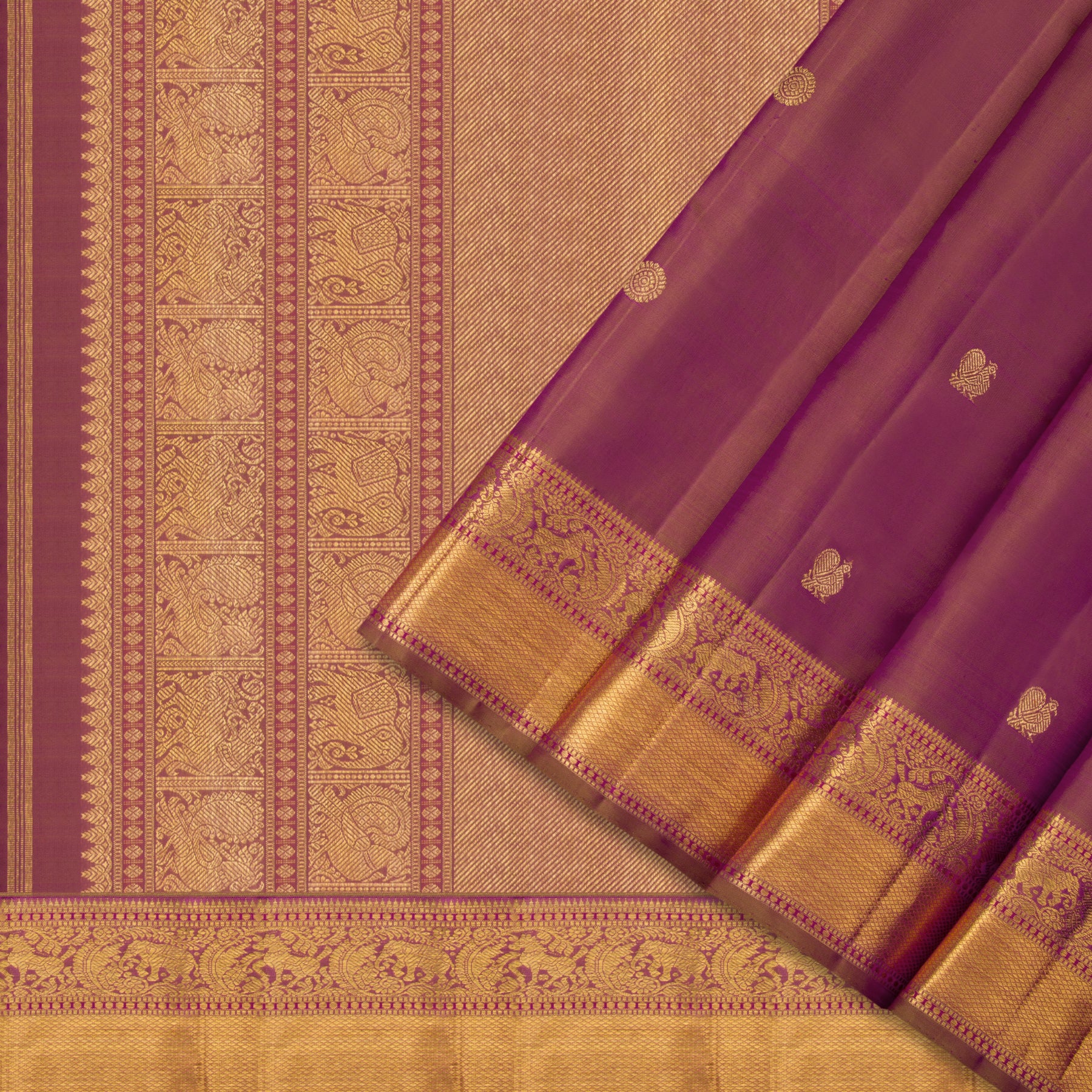 Kanakavalli Kanjivaram Silk Sari 24-110-HS001-03423 - Cover View