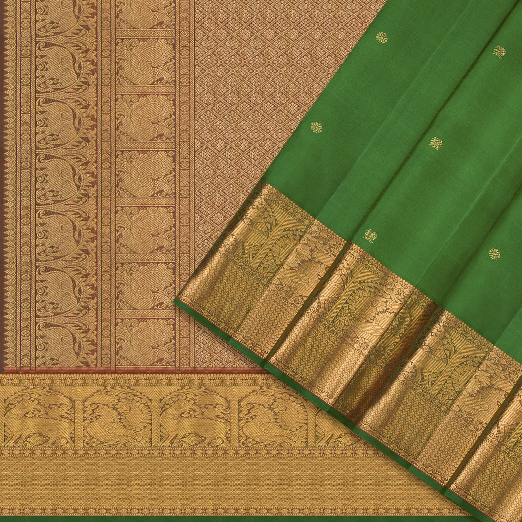 Kanakavalli Kanjivaram Silk Sari 24-110-HS001-03434 - Cover View