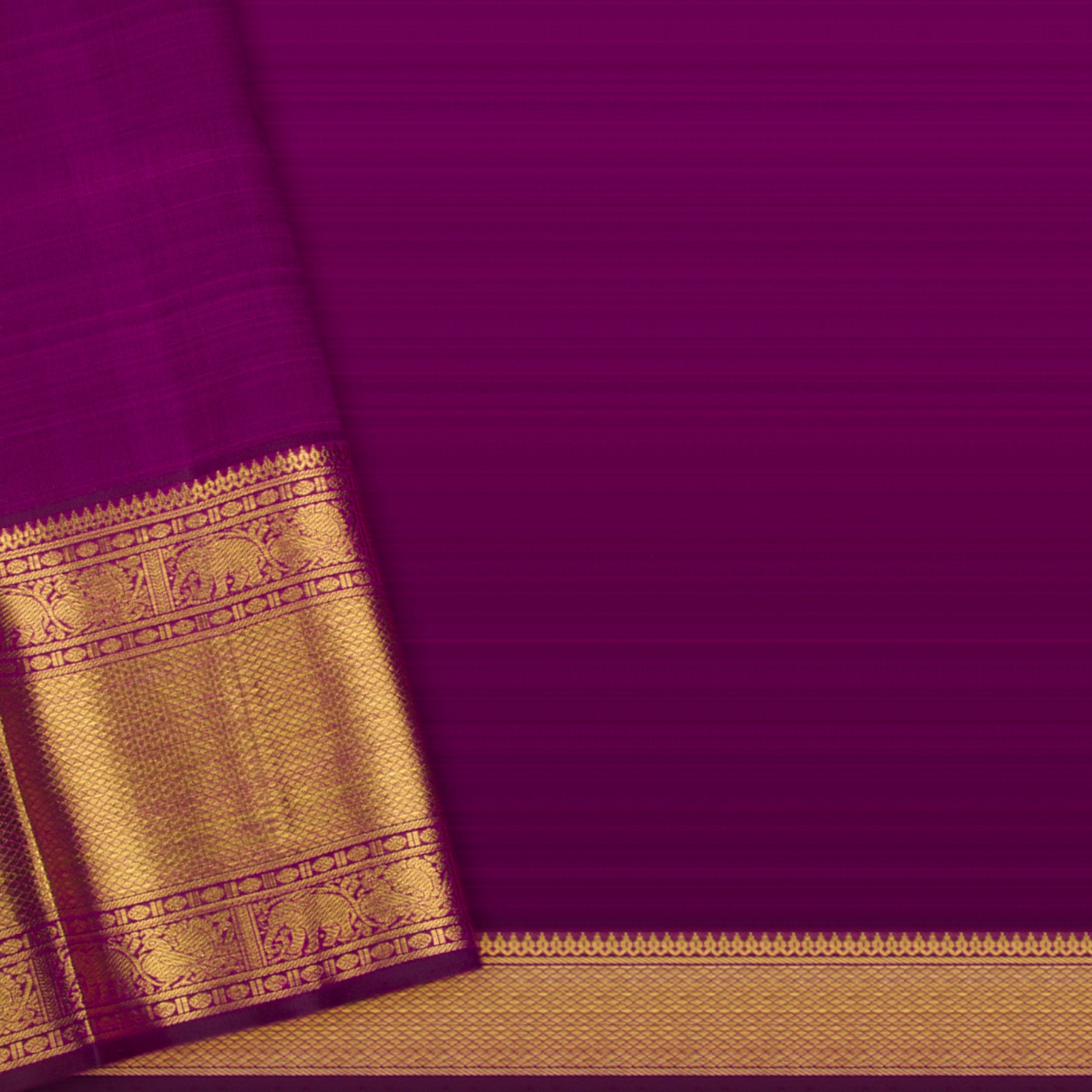 Kanakavalli Kanjivaram Silk Sari 24-110-HS001-03436 - Blouse View