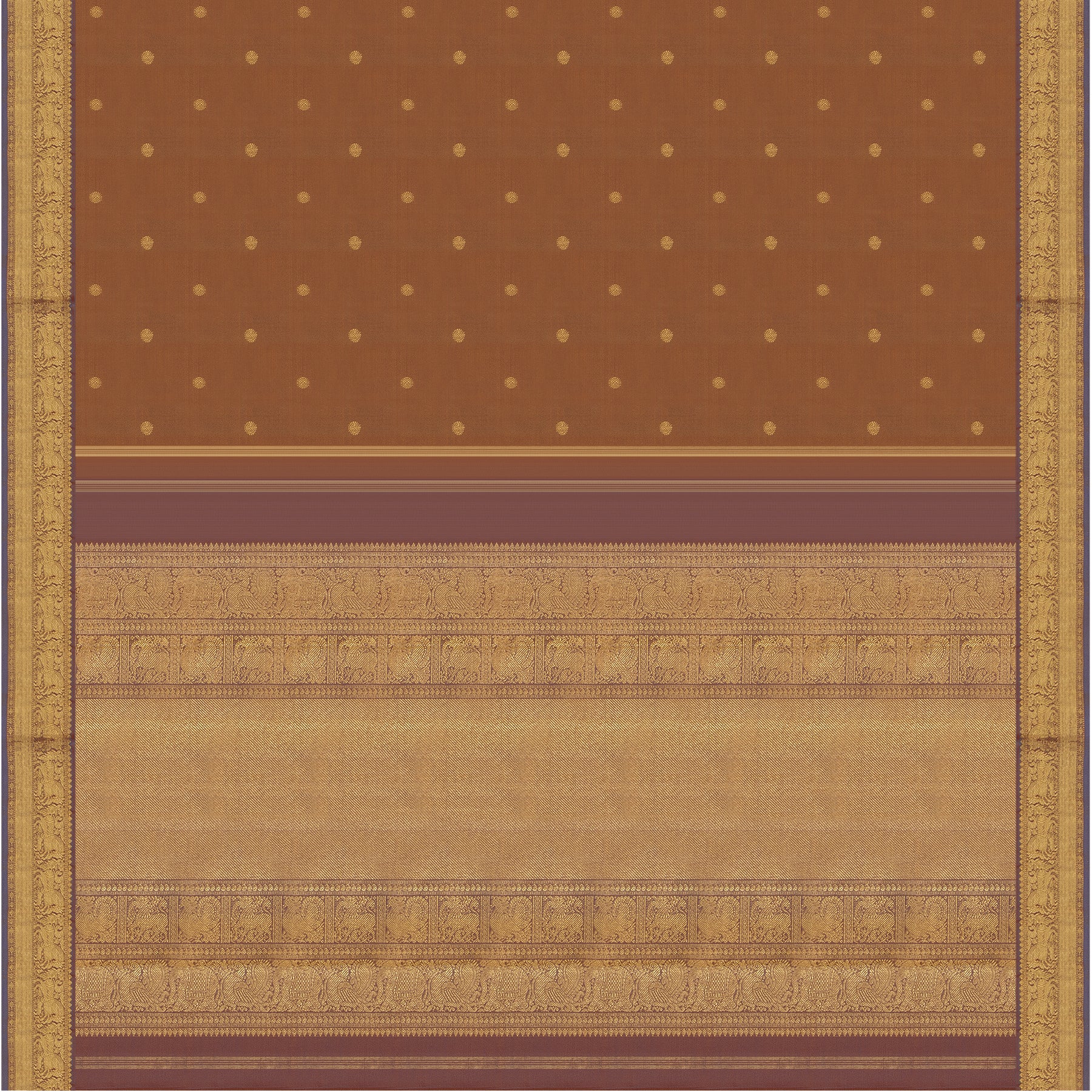 Kanakavalli Kanjivaram Silk Sari 24-110-HS001-03438 - Full View