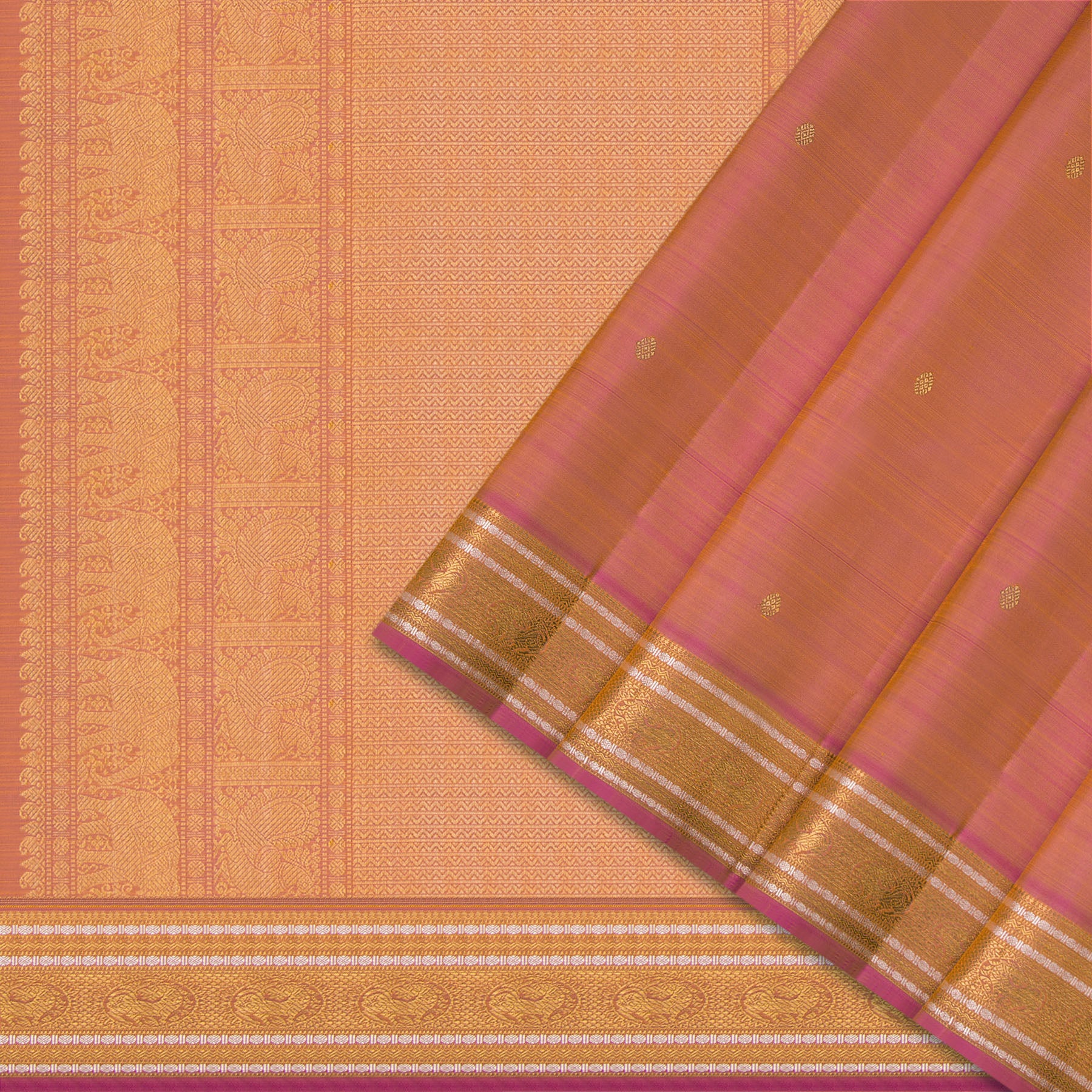 Kanakavalli Kanjivaram Silk Sari 24-110-HS001-03447 - Cover View