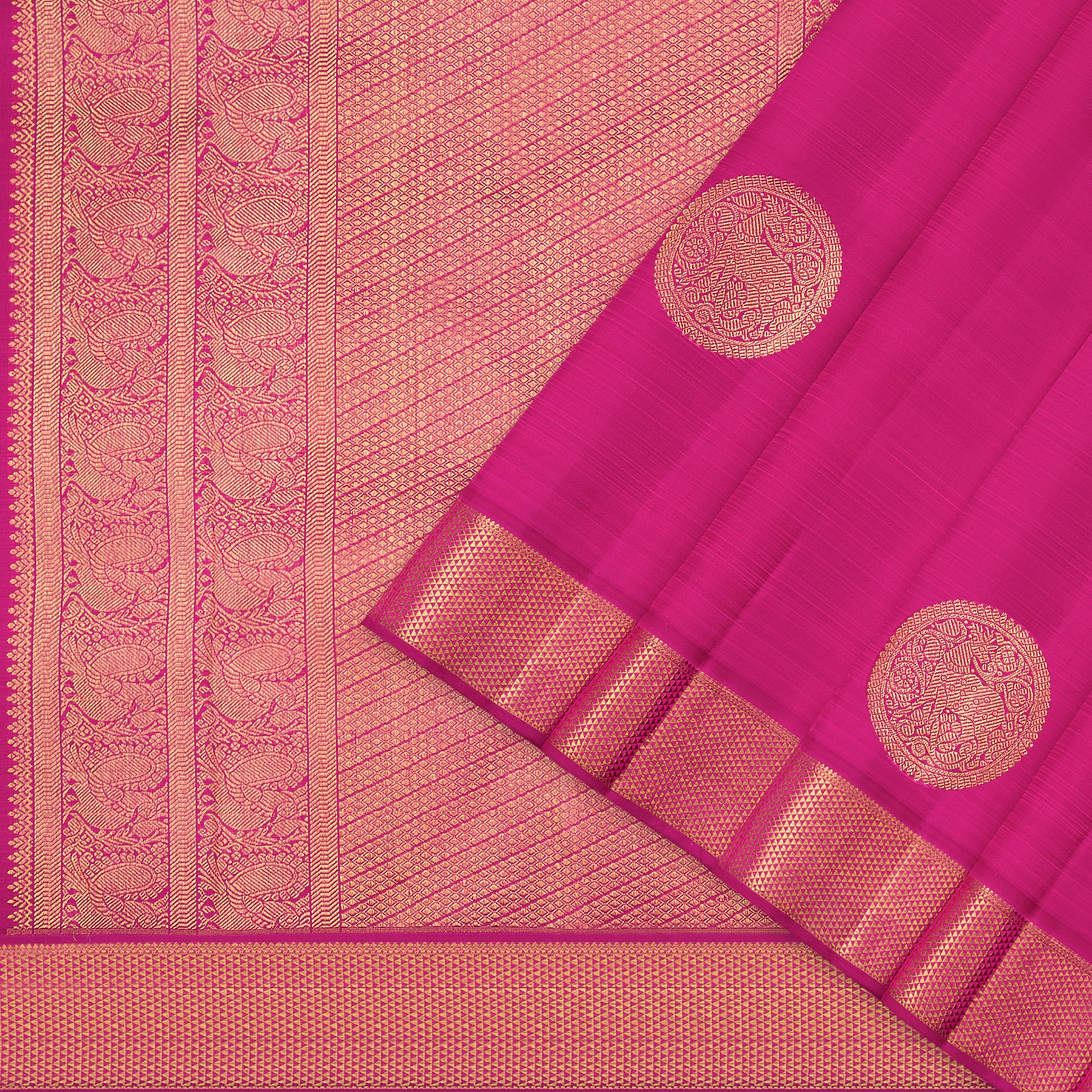 Kanakavalli Kanjivaram Silk Sari 24-110-HS001-03450 - Cover View