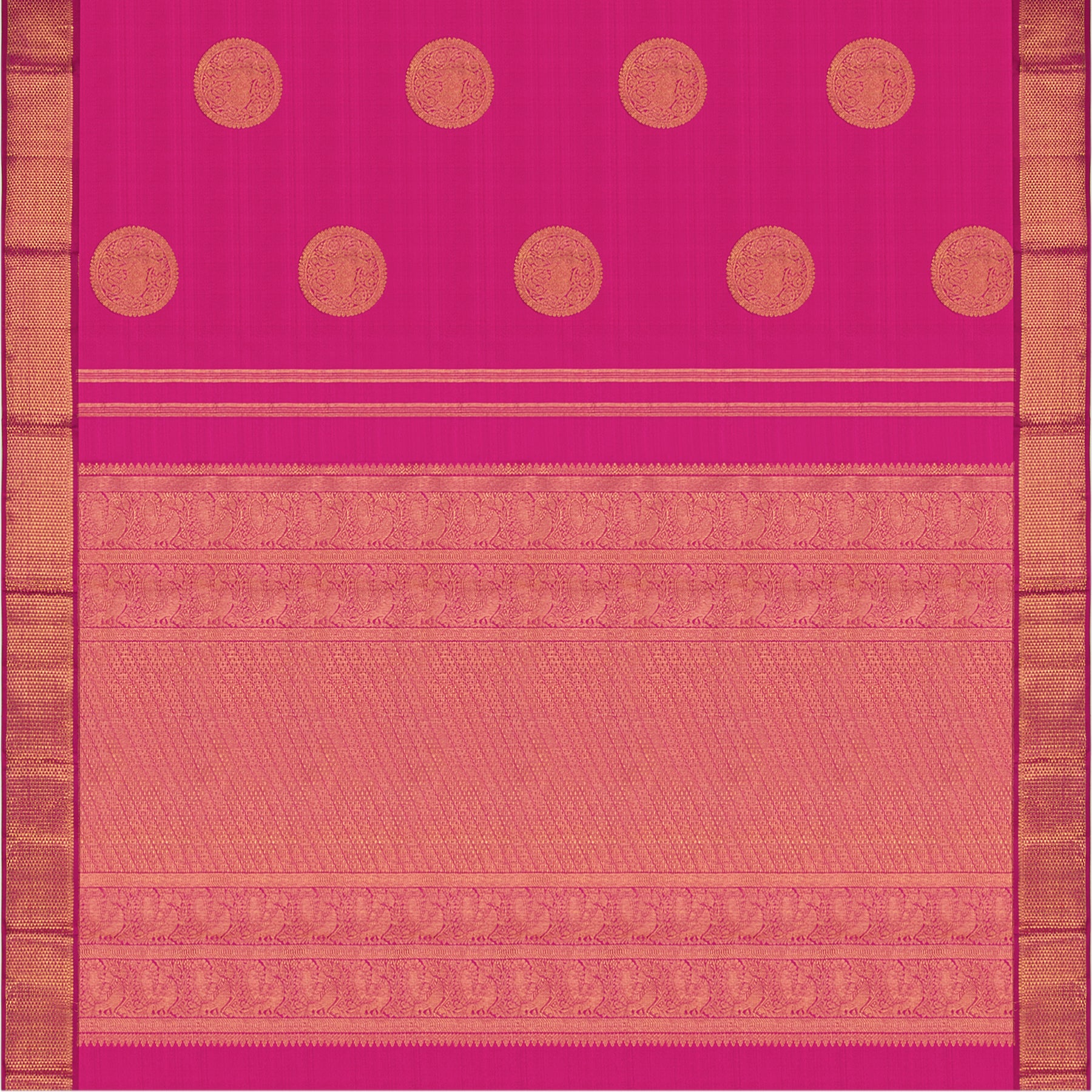 Kanakavalli Kanjivaram Silk Sari 24-110-HS001-03450 - Full View