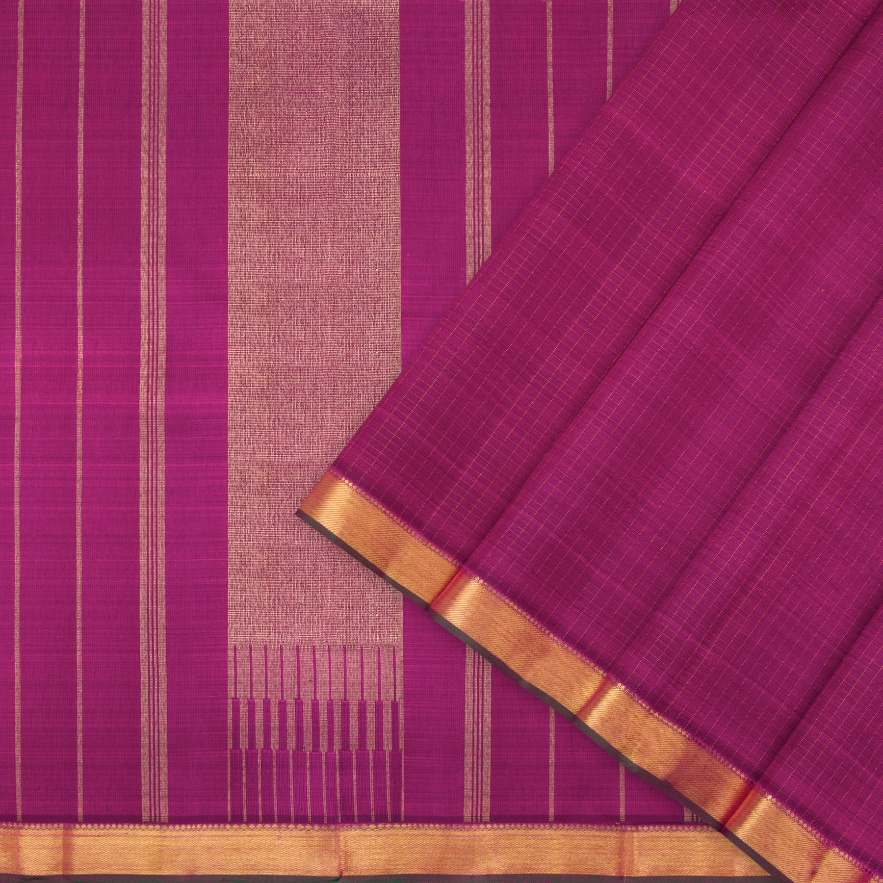 Kanakavalli Kanjivaram Silk Sari 24-110-HS001-03452 - Cover View