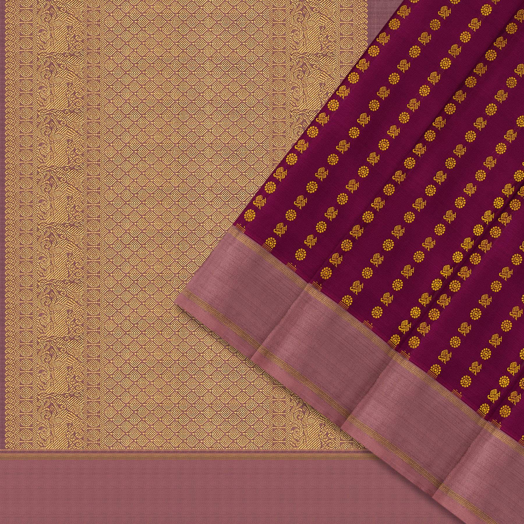 Kanakavalli Kanjivaram Silk Sari 24-110-HS001-03458 - Cover View