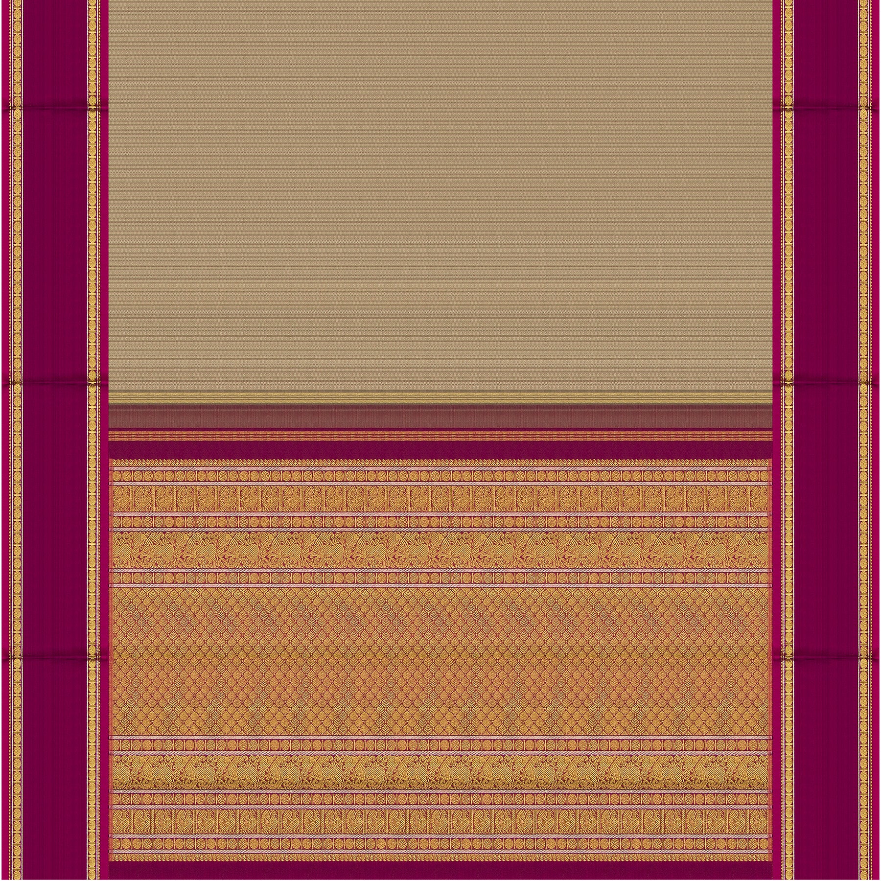 Kanakavalli Kanjivaram Silk Sari 24-110-HS001-03460 - Full View