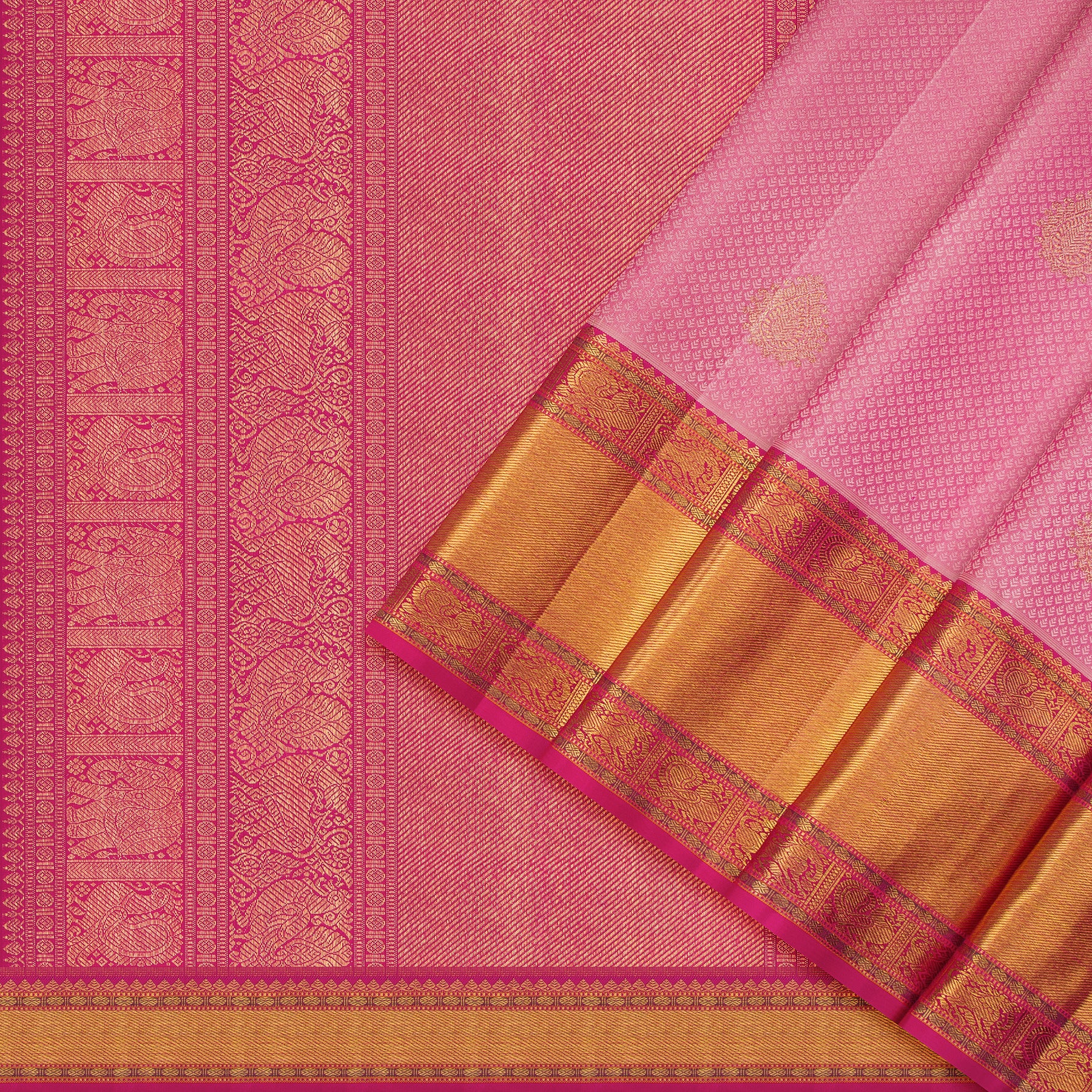 Kanakavalli Kanjivaram Silk Sari 24-110-HS001-03463 - Cover View