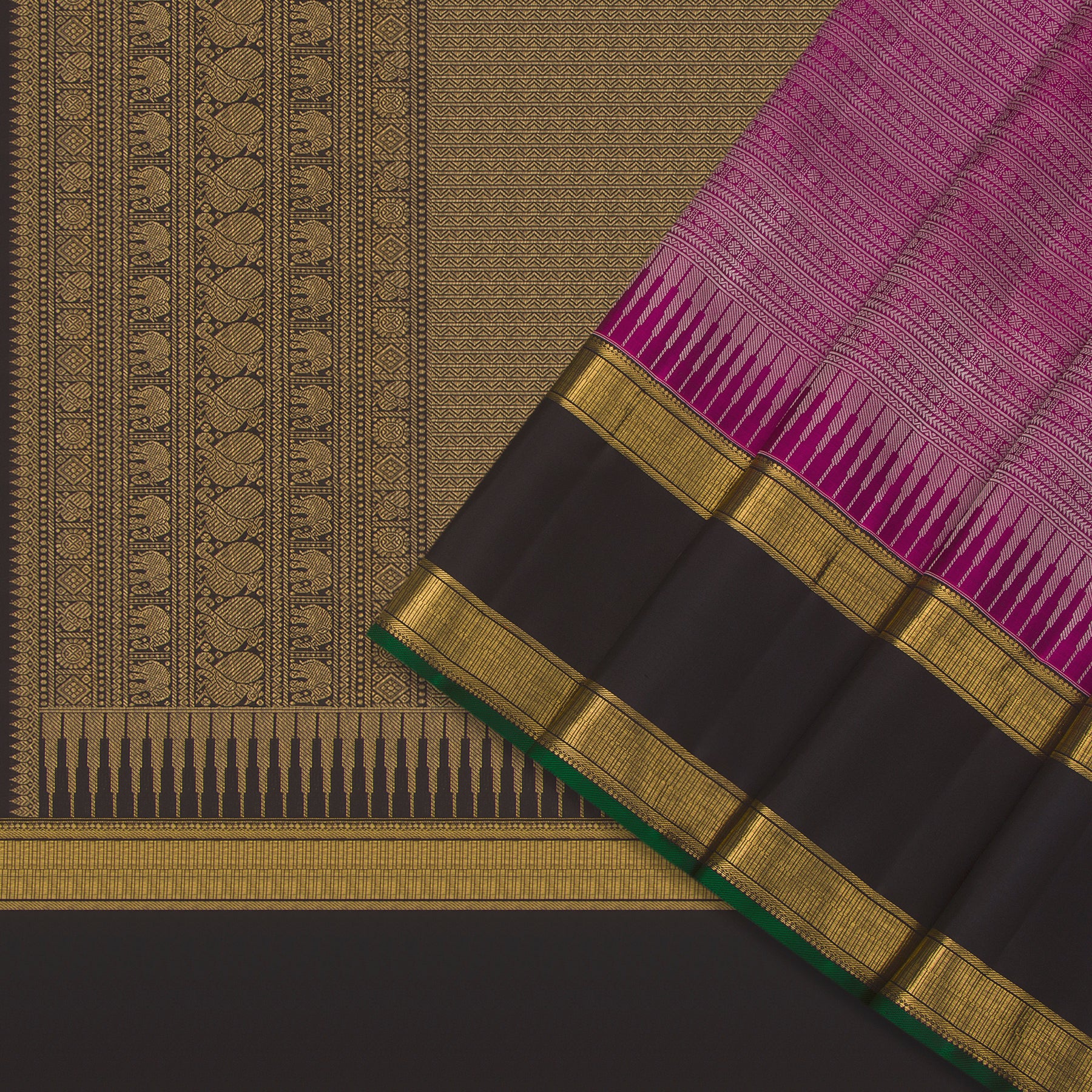 Kanakavalli Kanjivaram Silk Sari 24-110-HS001-03465 - Cover View