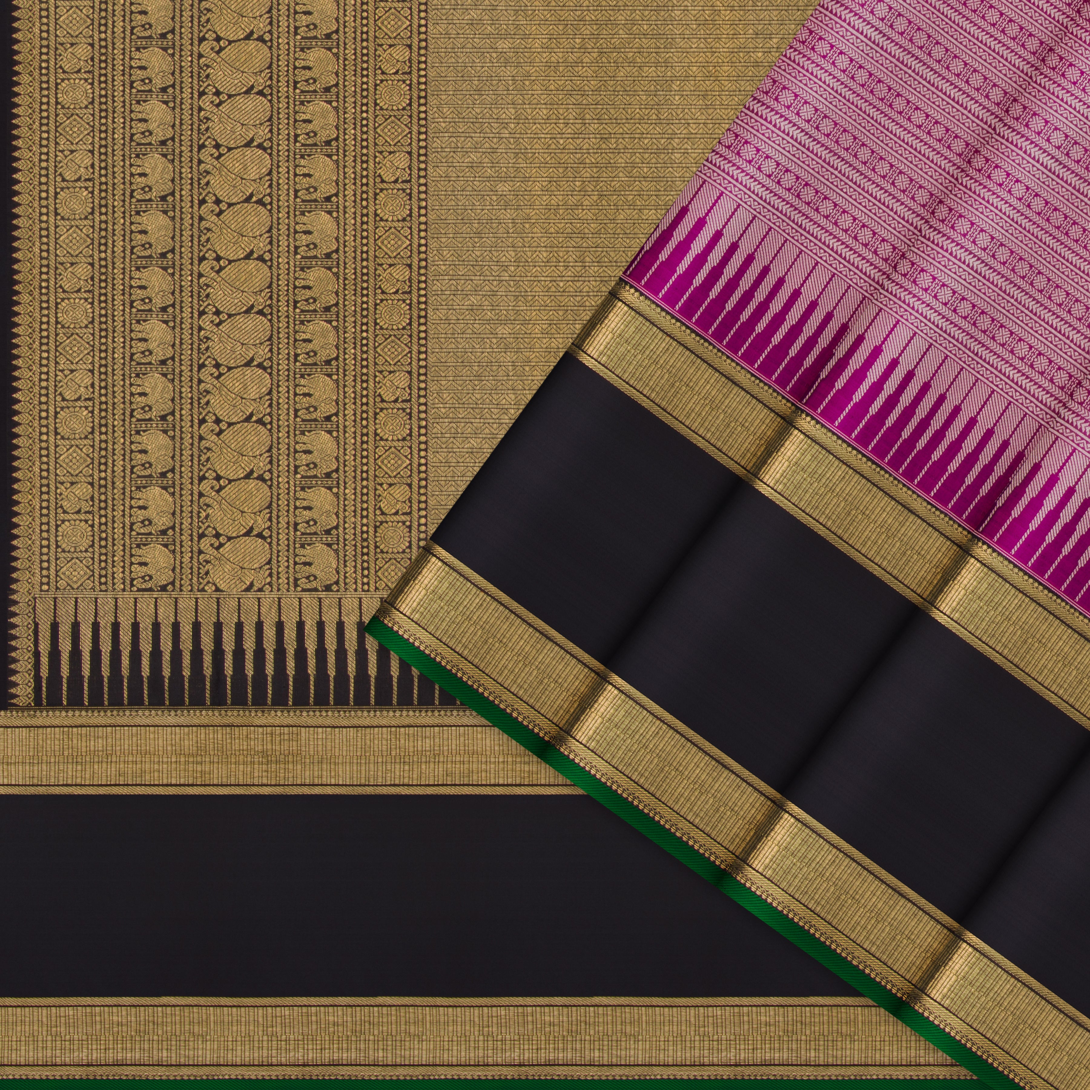 Kanakavalli Kanjivaram Silk Sari 24-110-HS001-03465 - Cover View