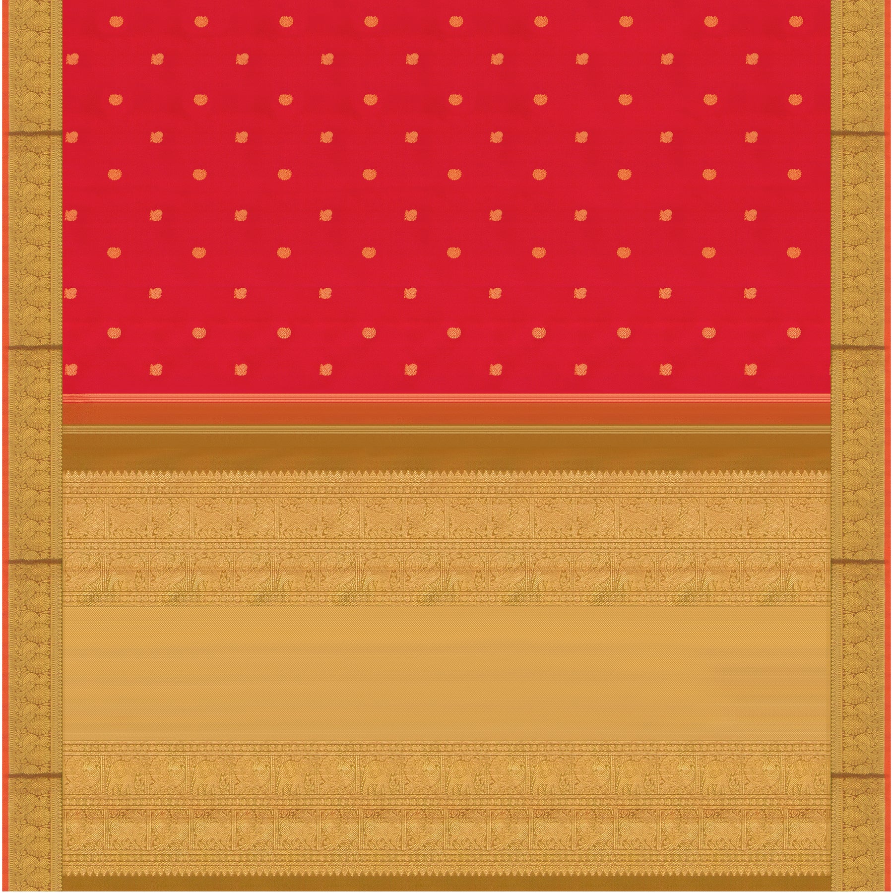 Kanakavalli Kanjivaram Silk Sari 24-110-HS001-03470 - Full View