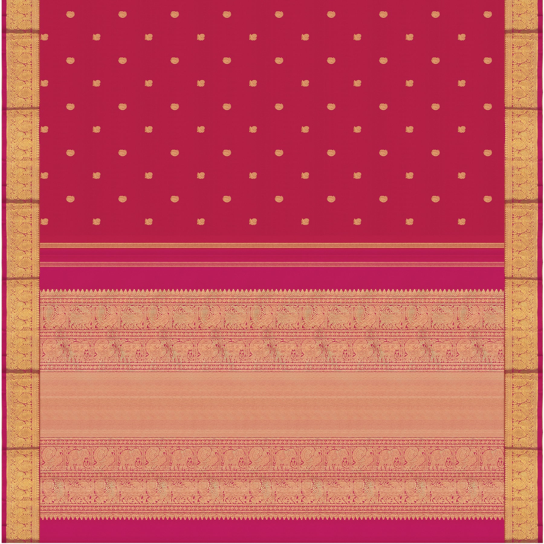 Kanakavalli Kanjivaram Silk Sari 24-110-HS001-03471 - Full View