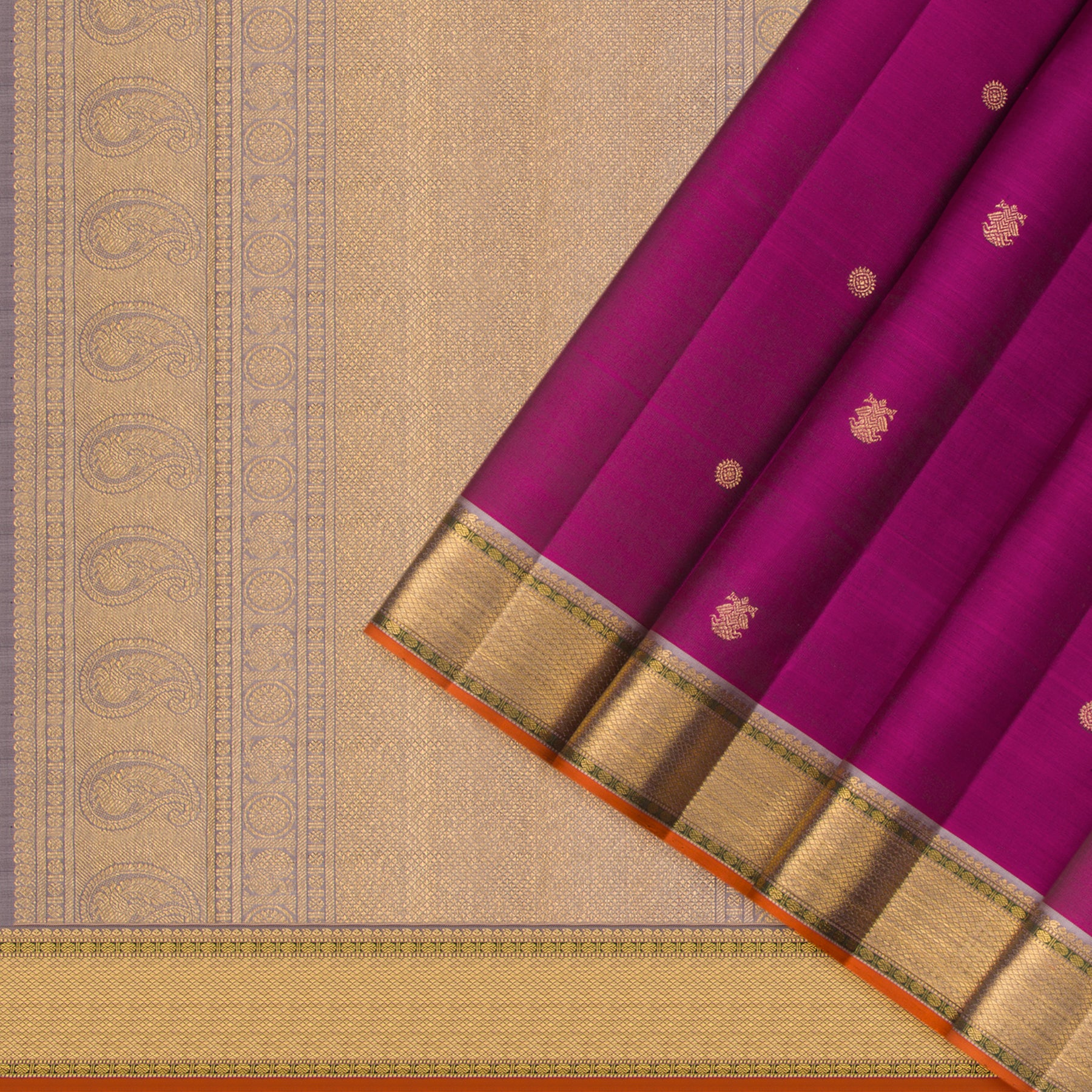 Kanakavalli Kanjivaram Silk Sari 24-110-HS001-03475 - Cover View