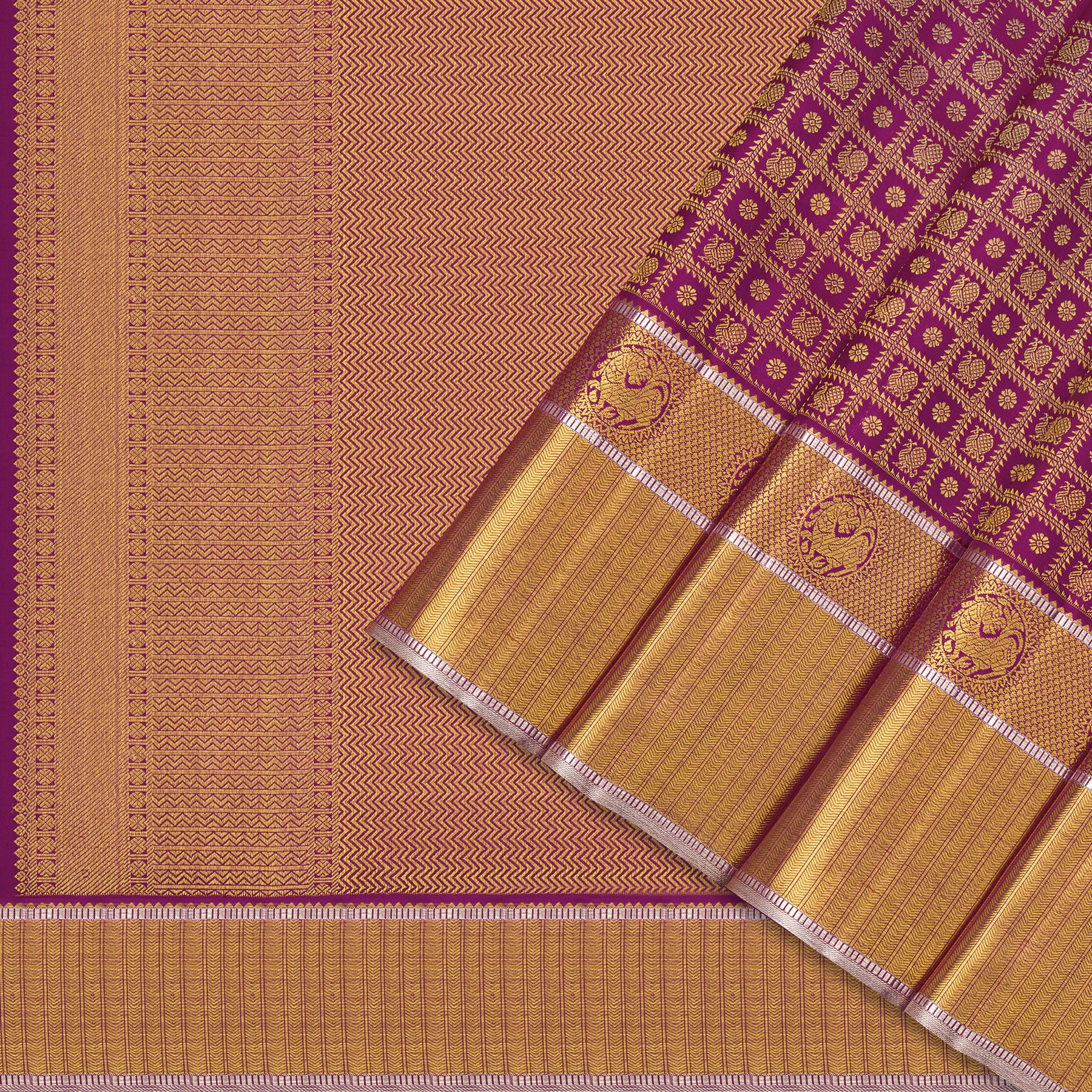 Kanakavalli Kanjivaram Silk Sari 24-110-HS001-03777 - Cover View