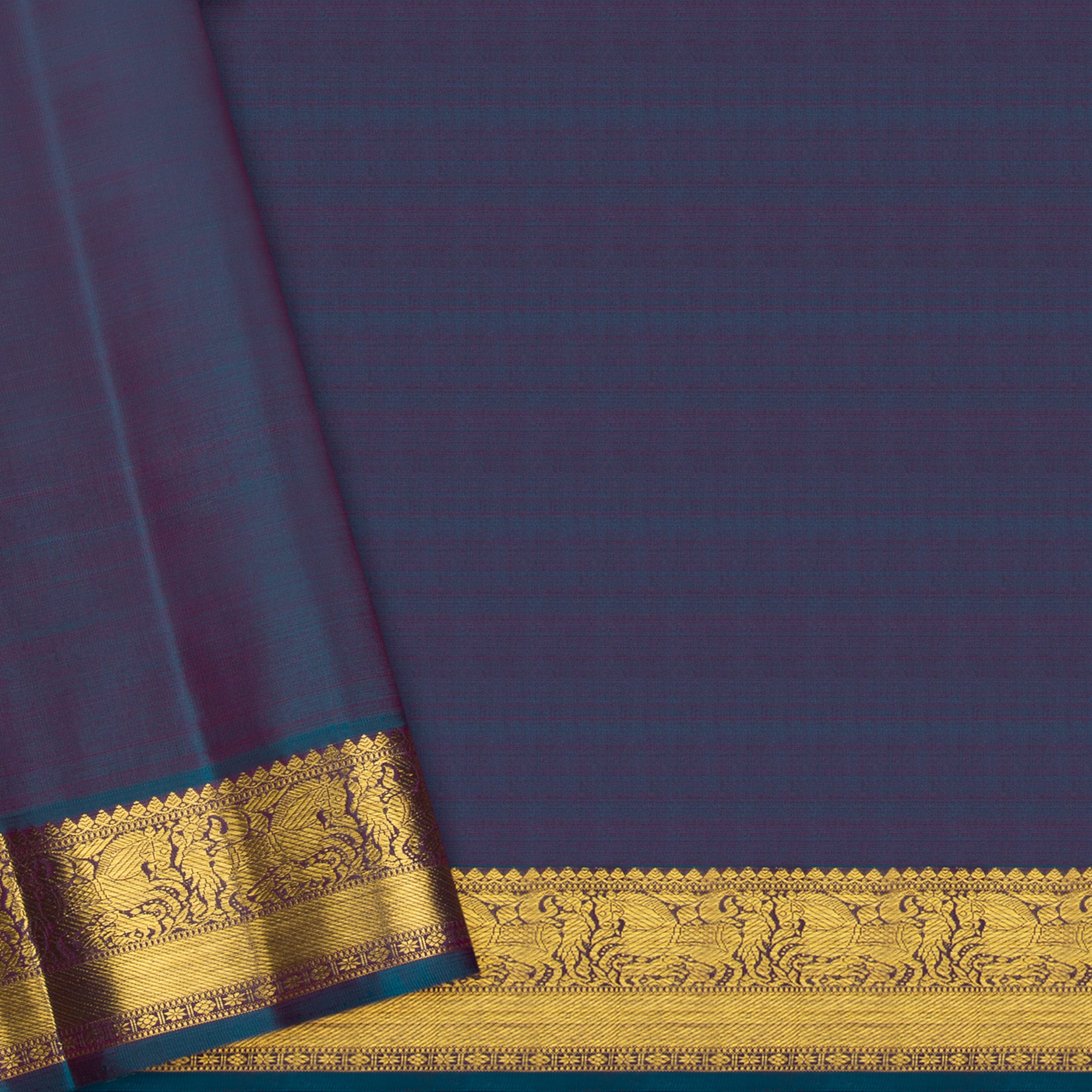 Kanakavalli Kanjivaram Silk Sari 24-110-HS001-03782 - Blouse View