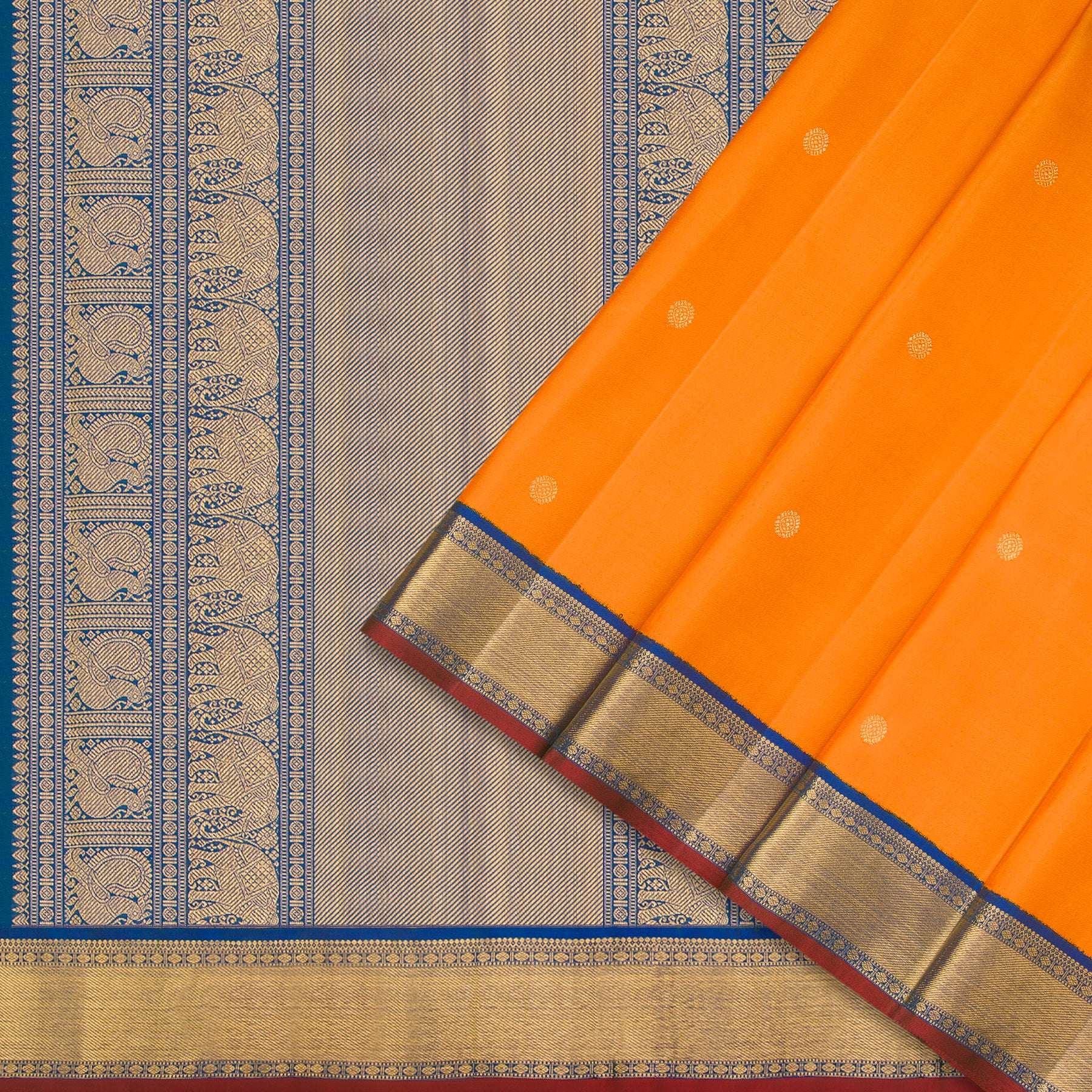 Kanakavalli Kanjivaram Silk Sari 24-110-HS001-03783 - Cover View