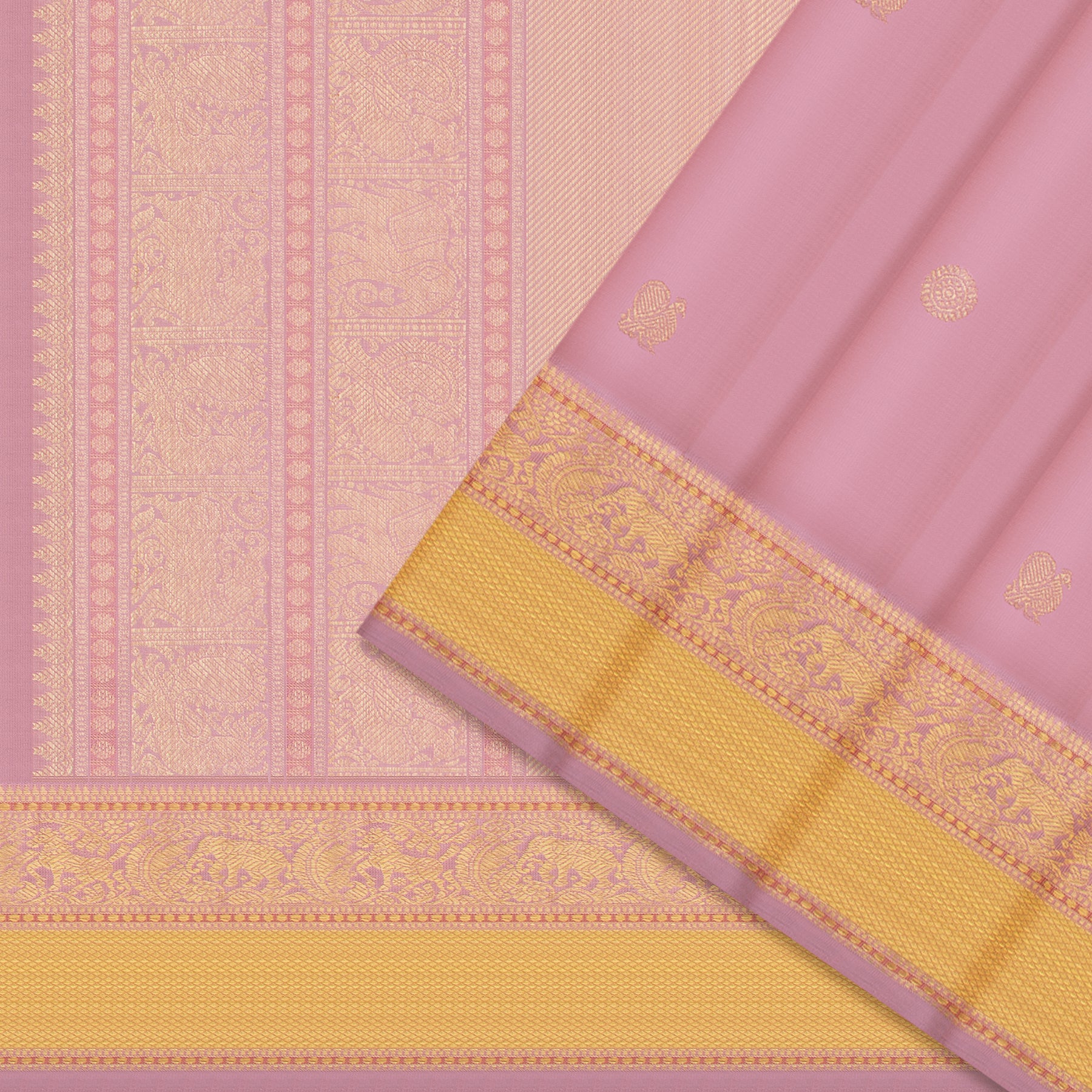 Kanakavalli Kanjivaram Silk Sari 24-110-HS001-04196 - Cover View