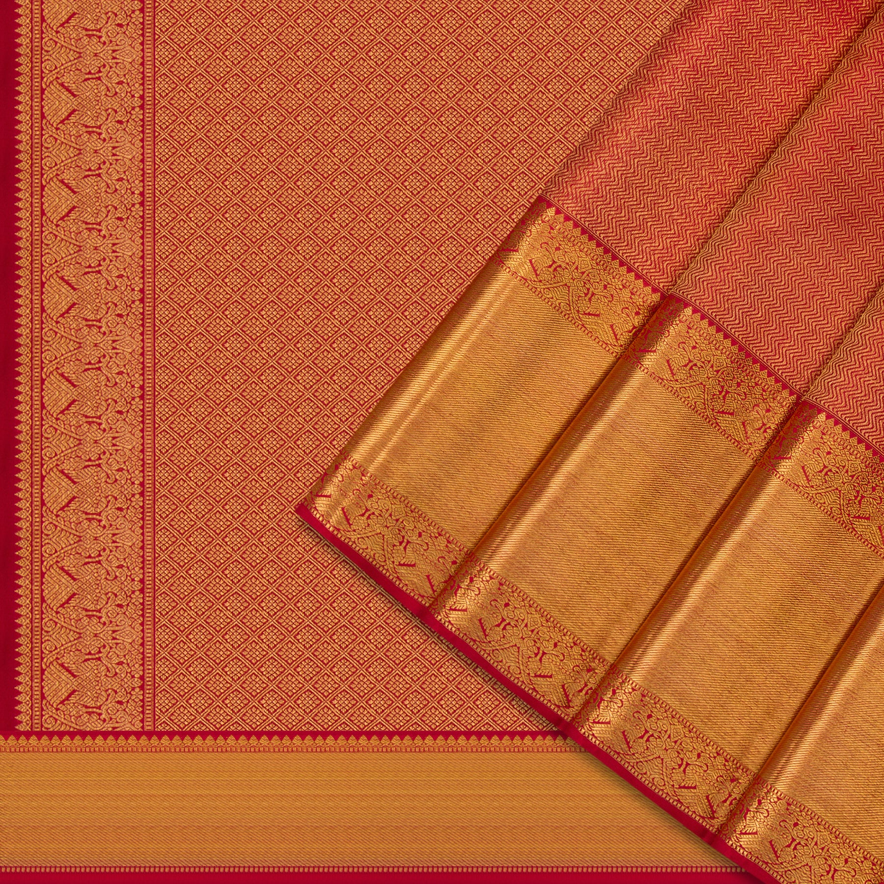 Kanakavalli Kanjivaram Silk Sari 24-110-HS001-05355 - Cover View