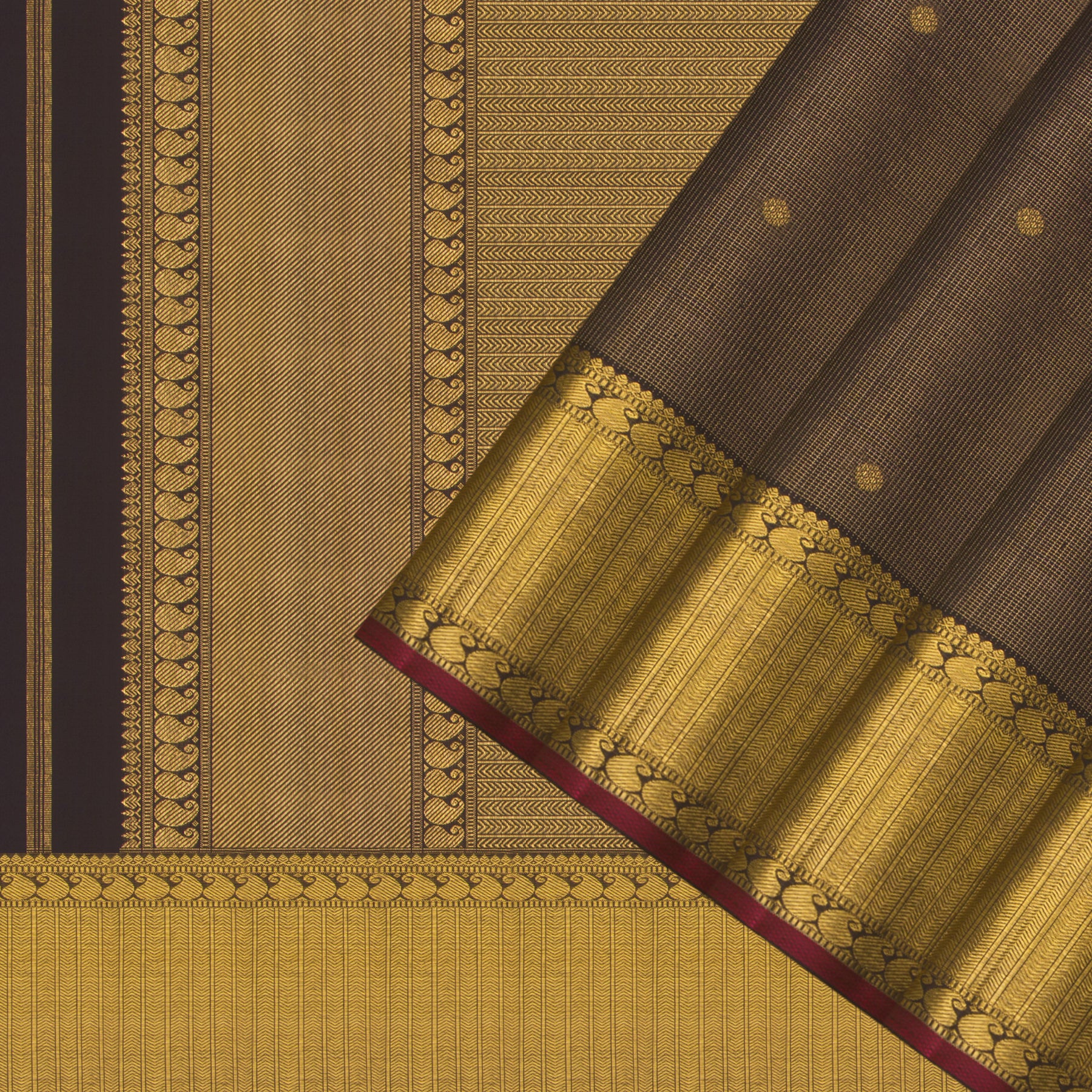 Kanakavalli Kanjivaram Silk Sari 24-110-HS001-05365 - Cover View 