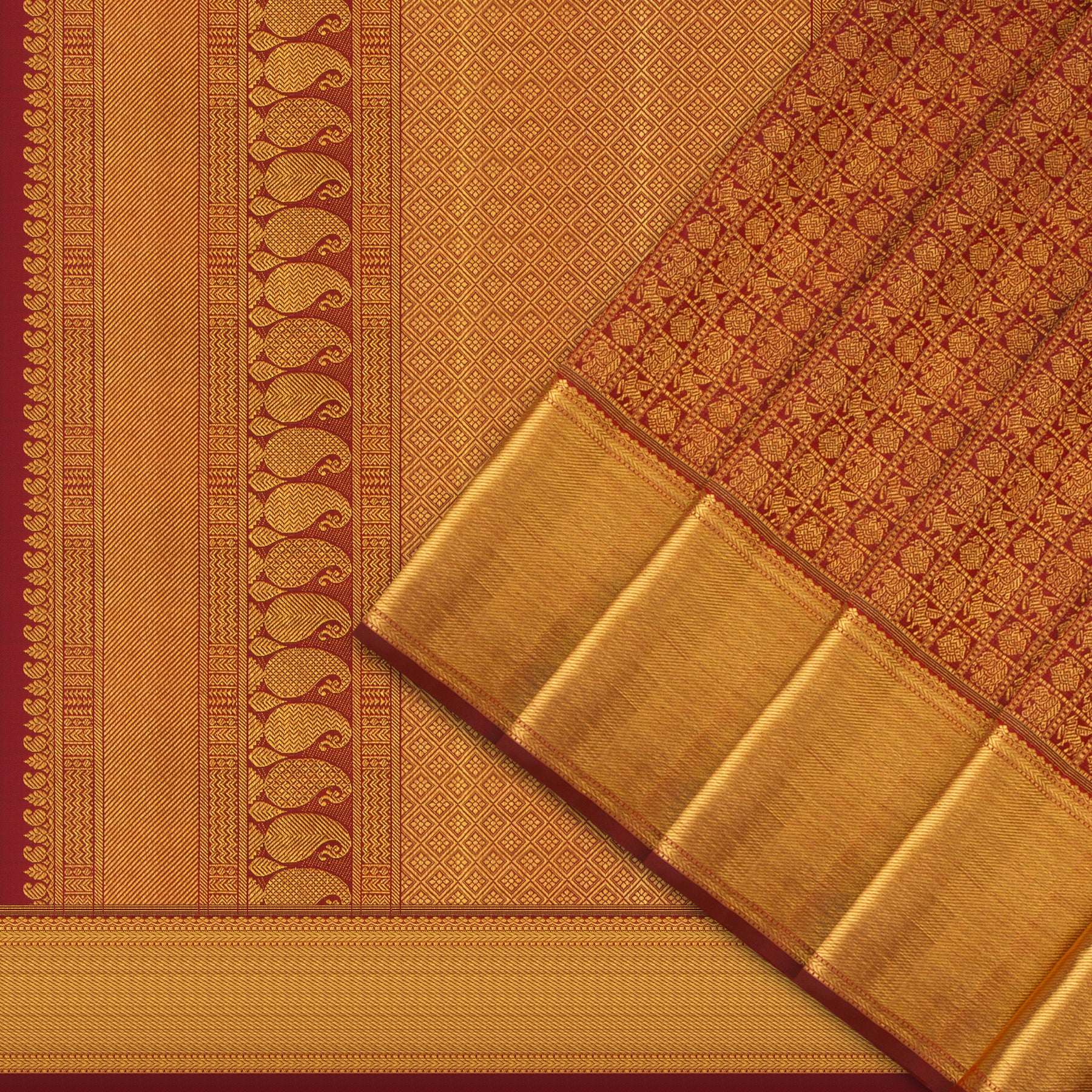 Kanakavalli Kanjivaram Silk Sari 24-110-HS001-05383 - Cover View