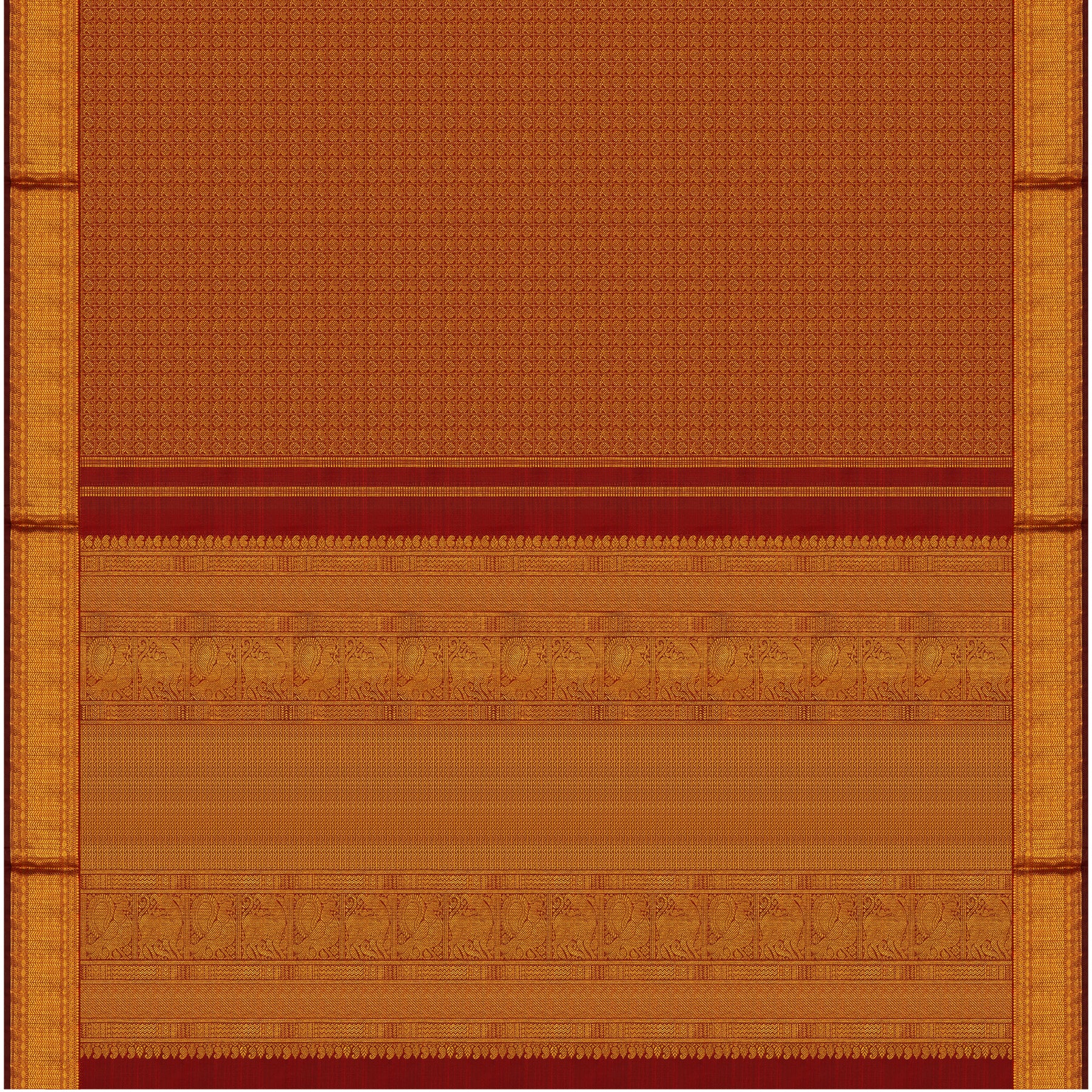 Kanakavalli Kanjivaram Silk Sari 24-110-HS001-05386 - Full View