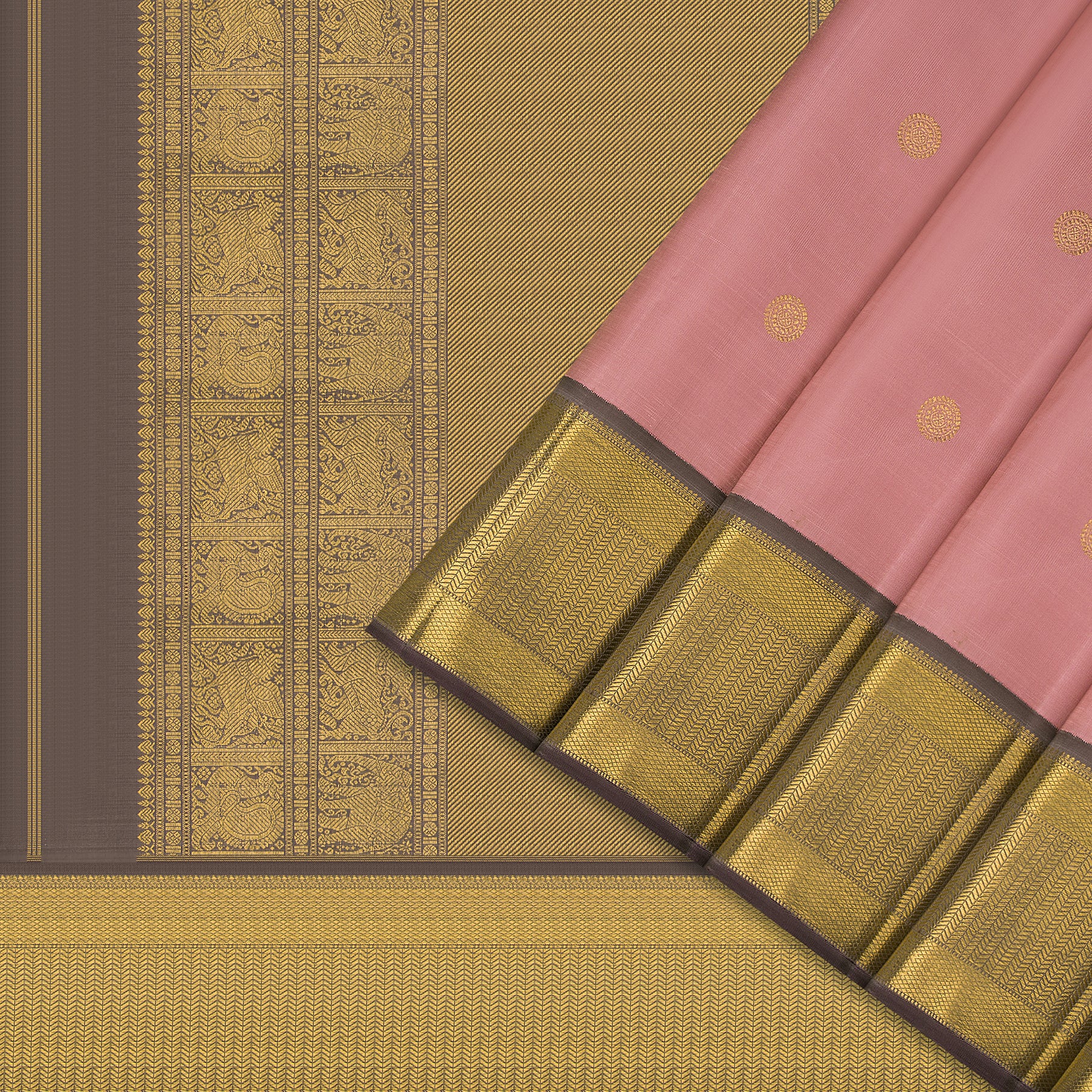 Kanakavalli Kanjivaram Silk Sari 24-110-HS001-05445 - Cover View