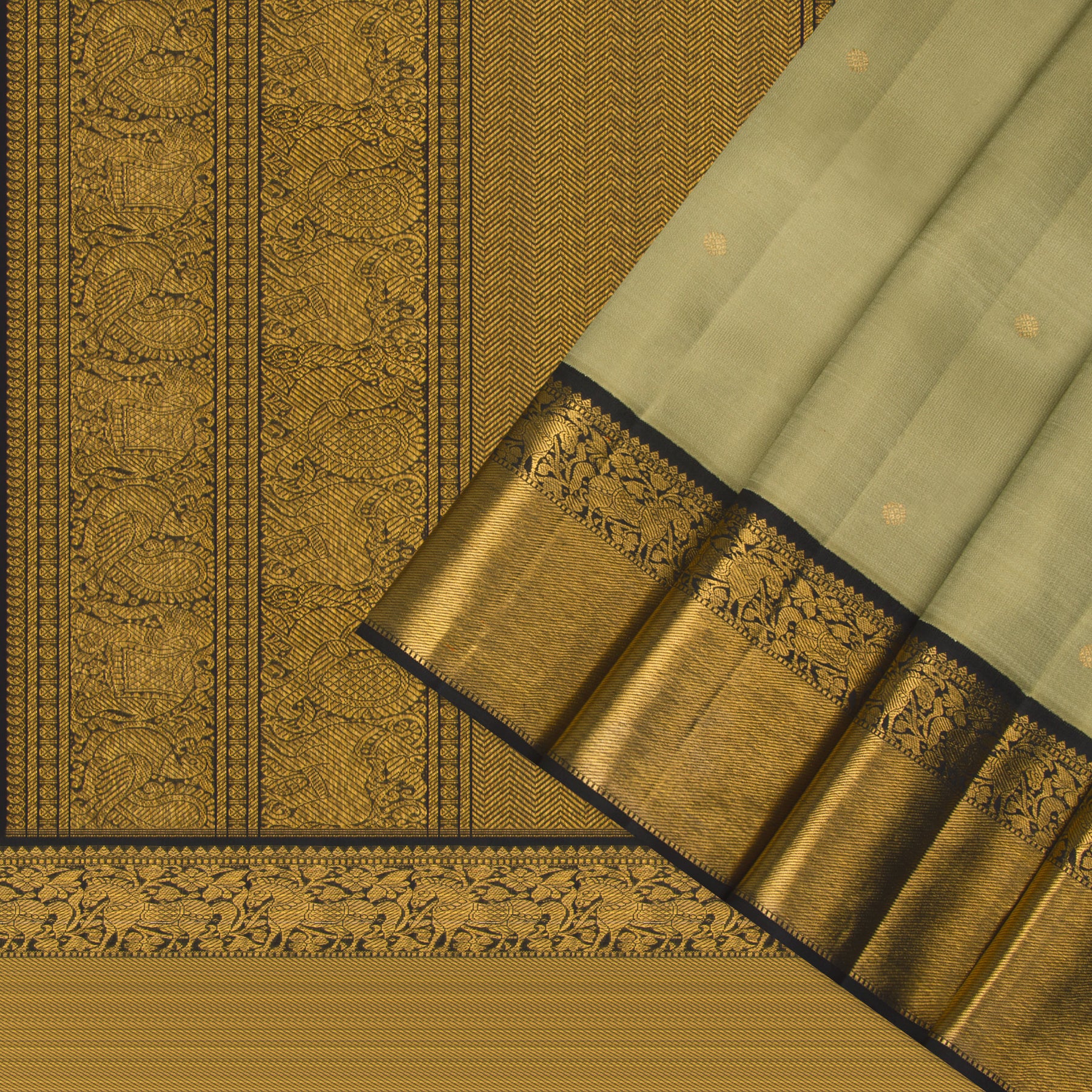 Kanakavalli Kanjivaram Silk Sari 24-110-HS001-05447 - Cover View