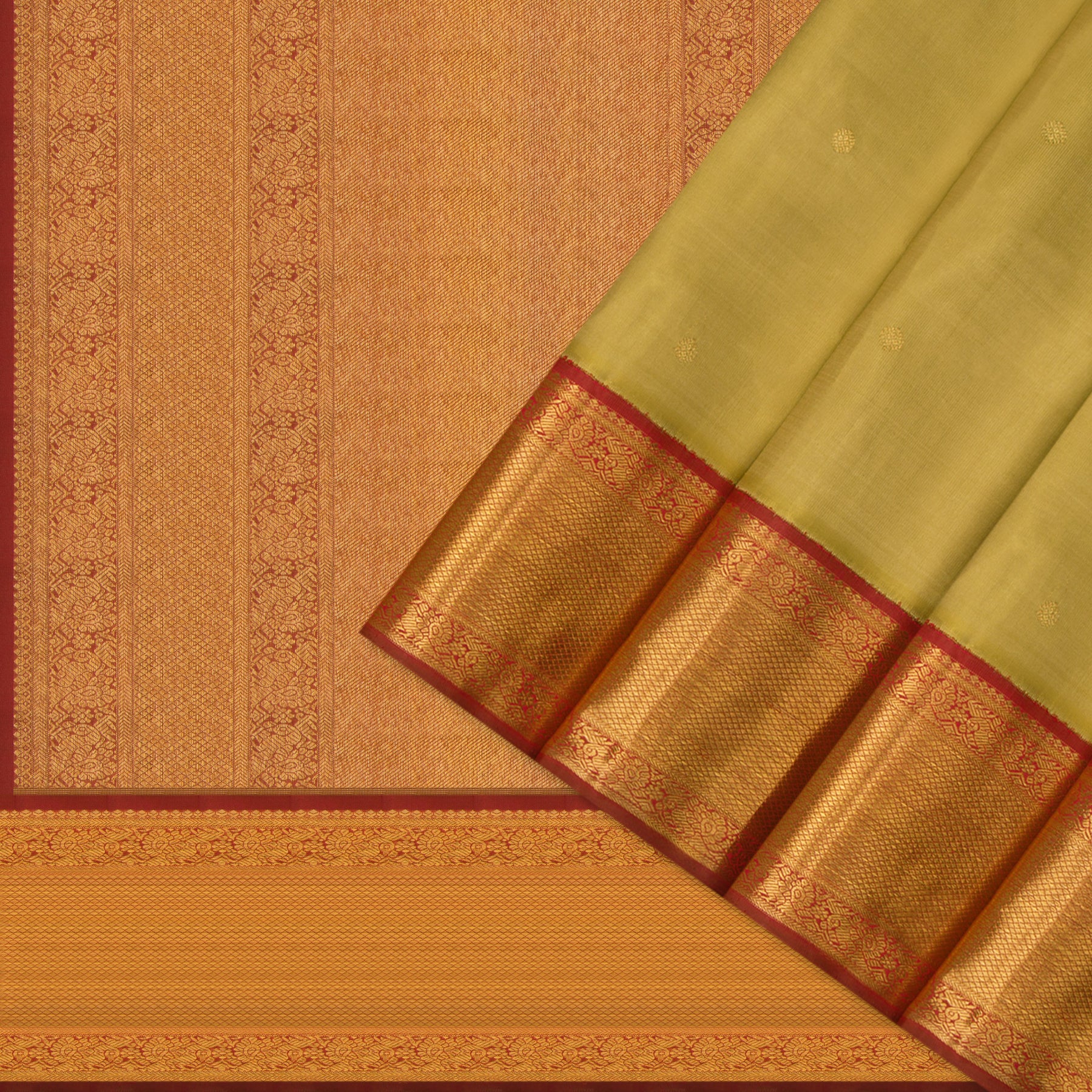 Kanakavalli Kanjivaram Silk Sari 24-110-HS001-05449 - Cover View