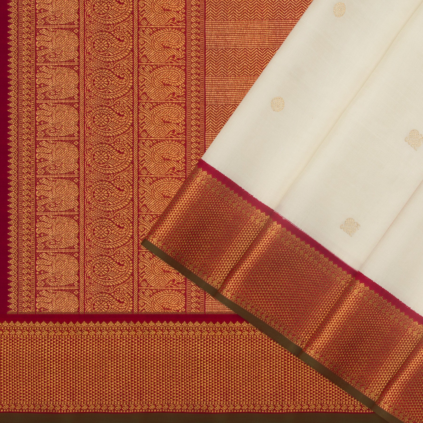 Kanakavalli Kanjivaram Silk Sari 24-110-HS001-05456 - Cover View
