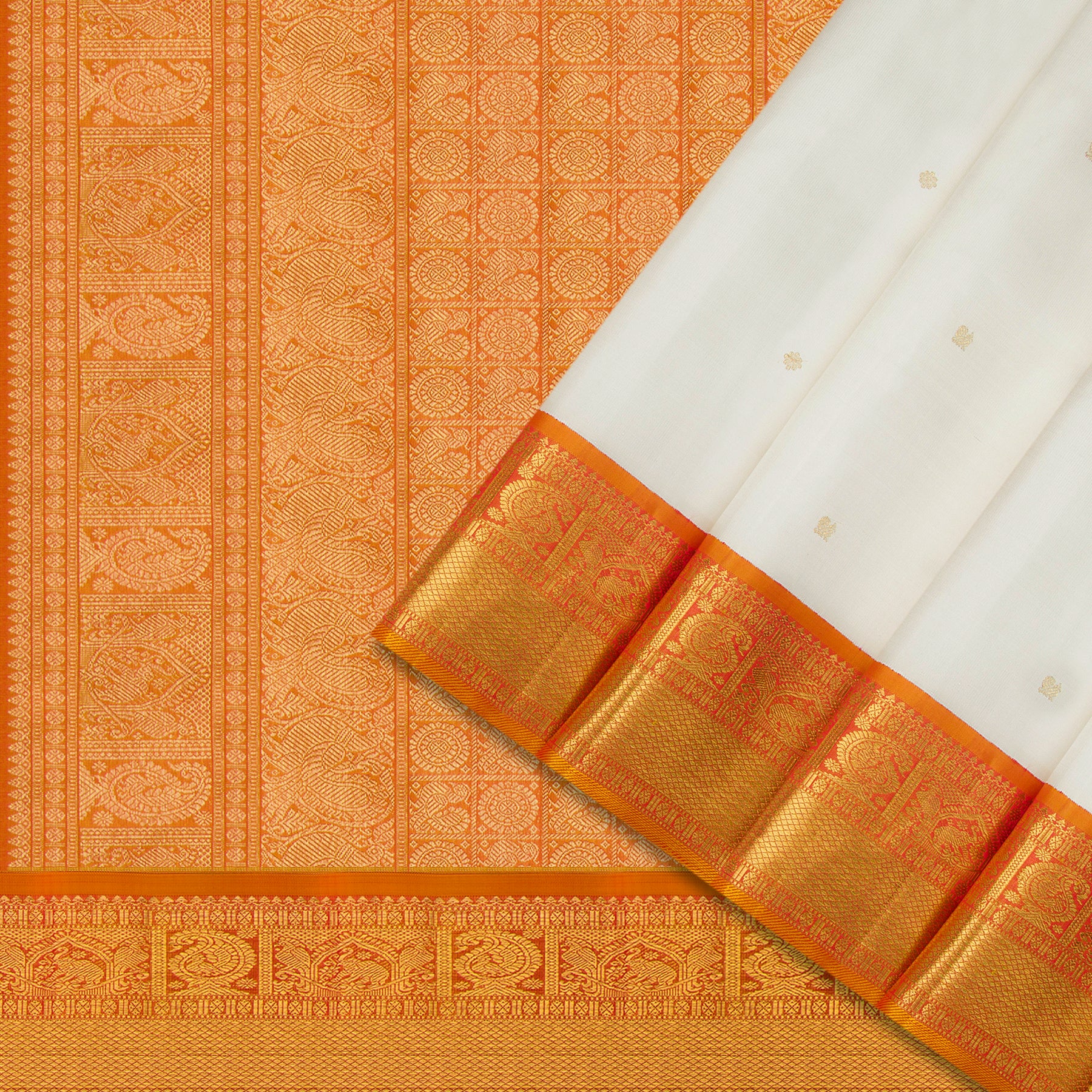 Kanakavalli Kanjivaram Silk Sari 24-110-HS001-05461 - Cover View