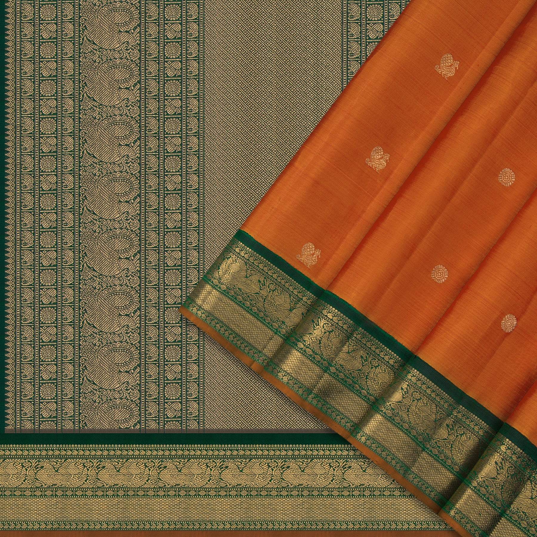 Kanakavalli Kanjivaram Silk Sari 24-110-HS001-05465 - Cover View