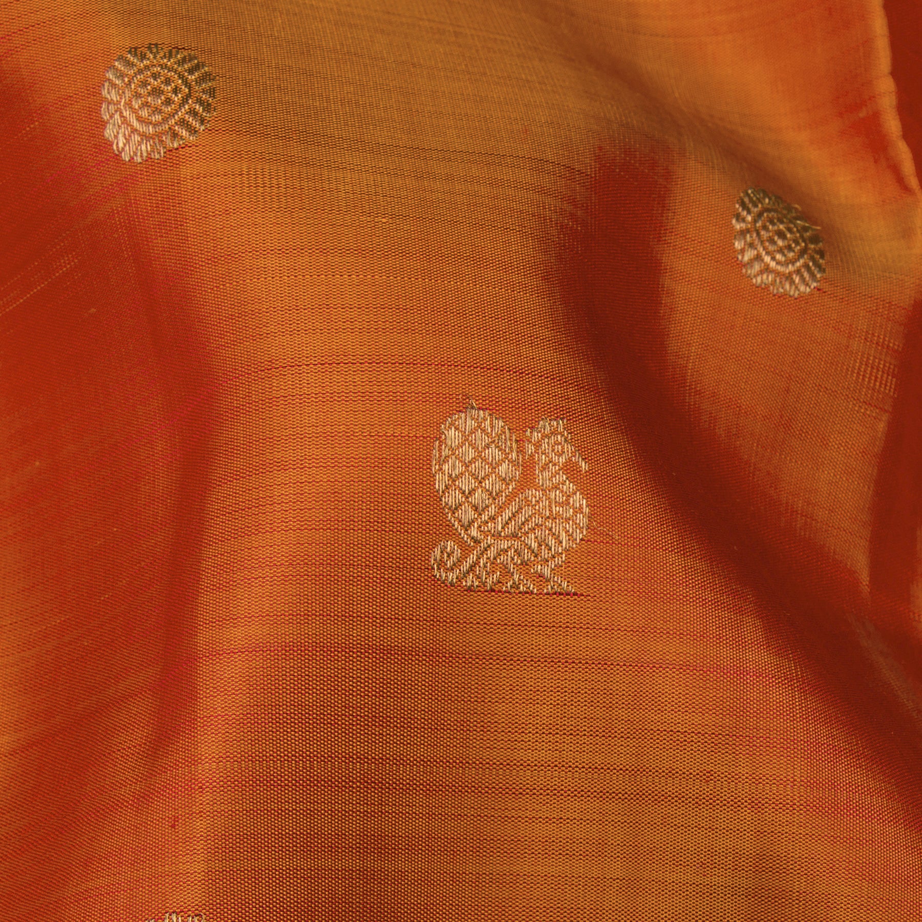 Kanakavalli Kanjivaram Silk Sari 24-110-HS001-05465 - Fabric View