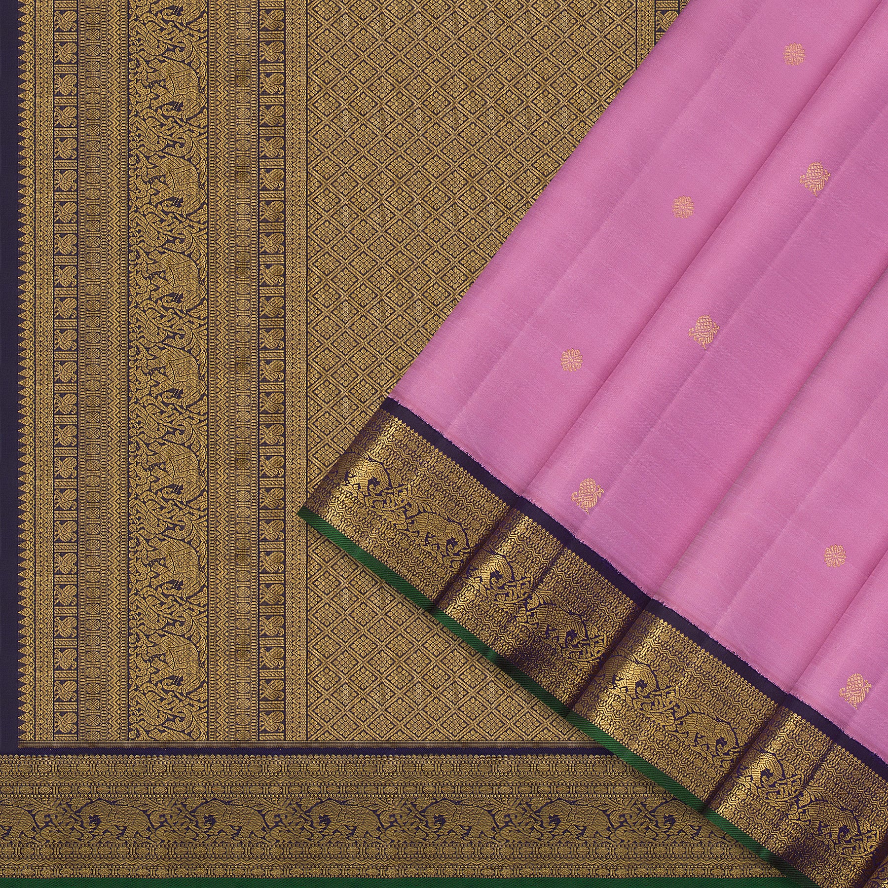 Kanakavalli Kanjivaram Silk Sari 24-110-HS001-05466 - Cover View