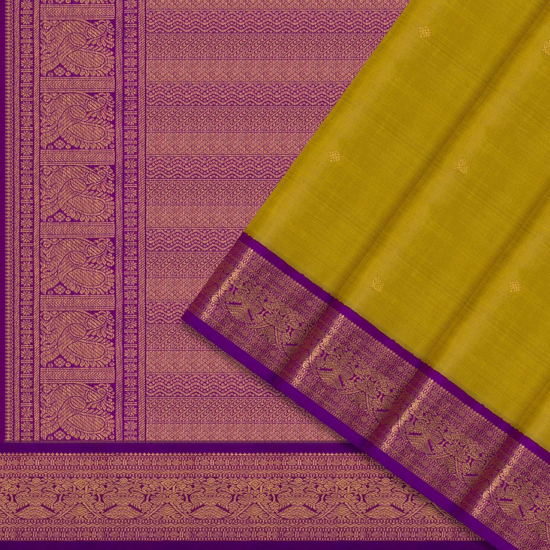 Kanakavalli Kanjivaram Silk Sari 24-110-HS001-05468 - Cover View