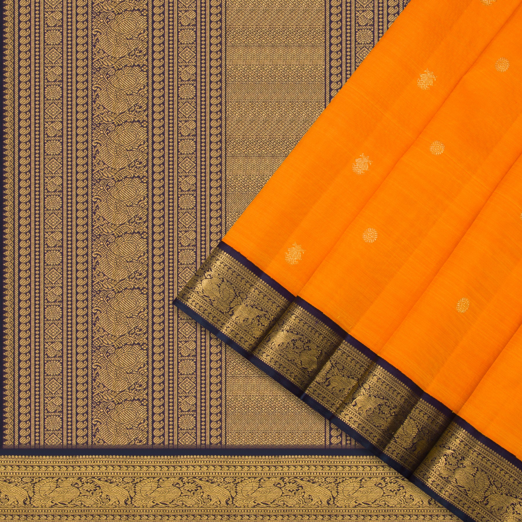 Kanakavalli Kanjivaram Silk Sari 24-110-HS001-05475 - Cover View