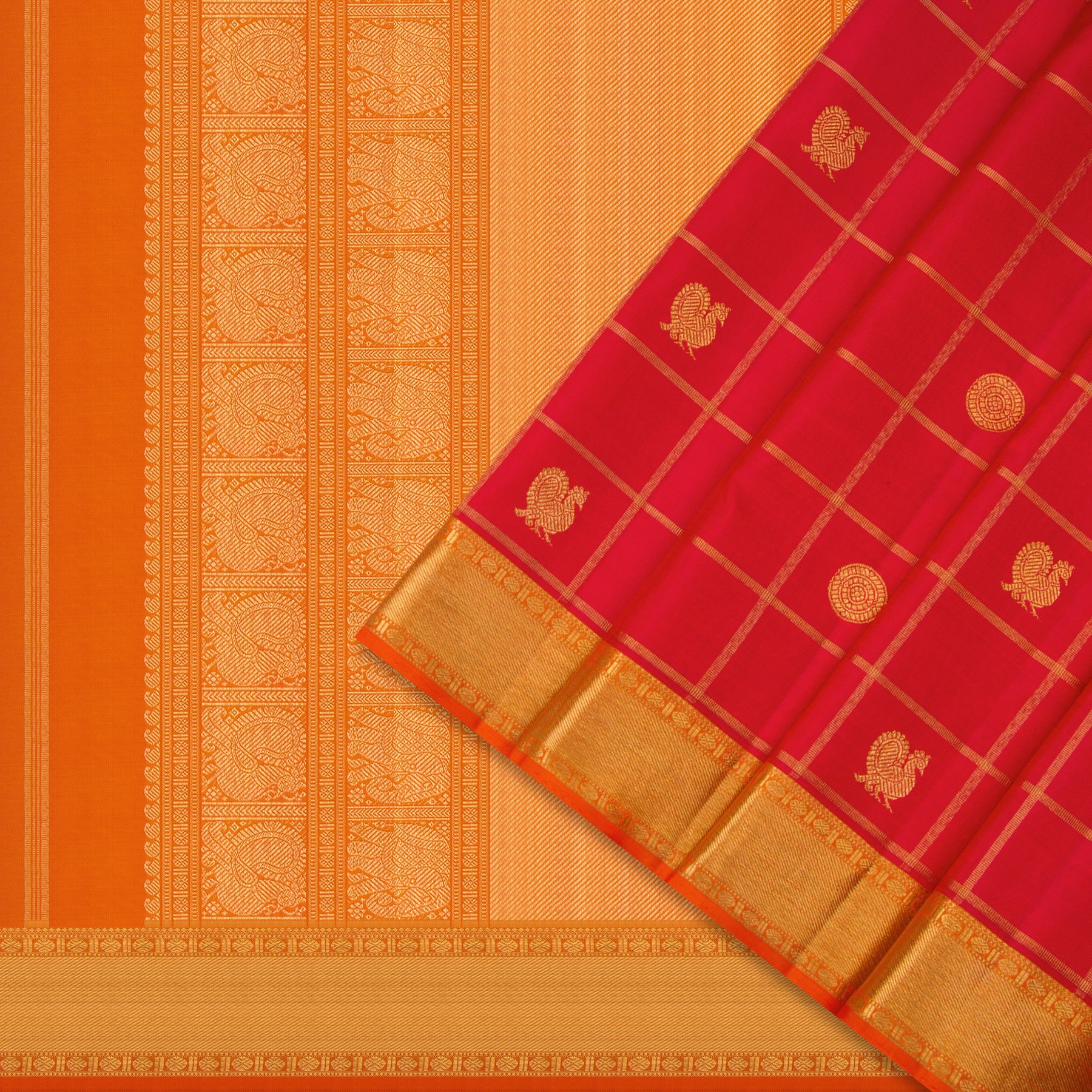 Kanakavalli Kanjivaram Silk Sari 24-110-HS001-05484 - Cover View