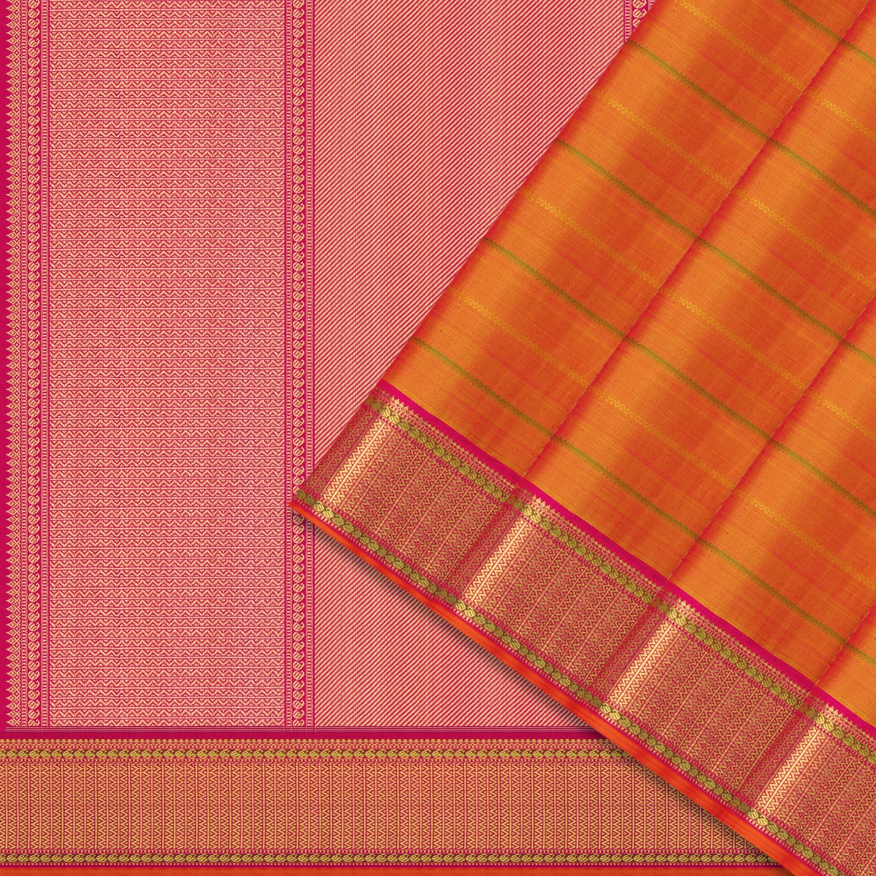 Kanakavalli Kanjivaram Silk Sari 24-110-HS001-05491 - Cover View