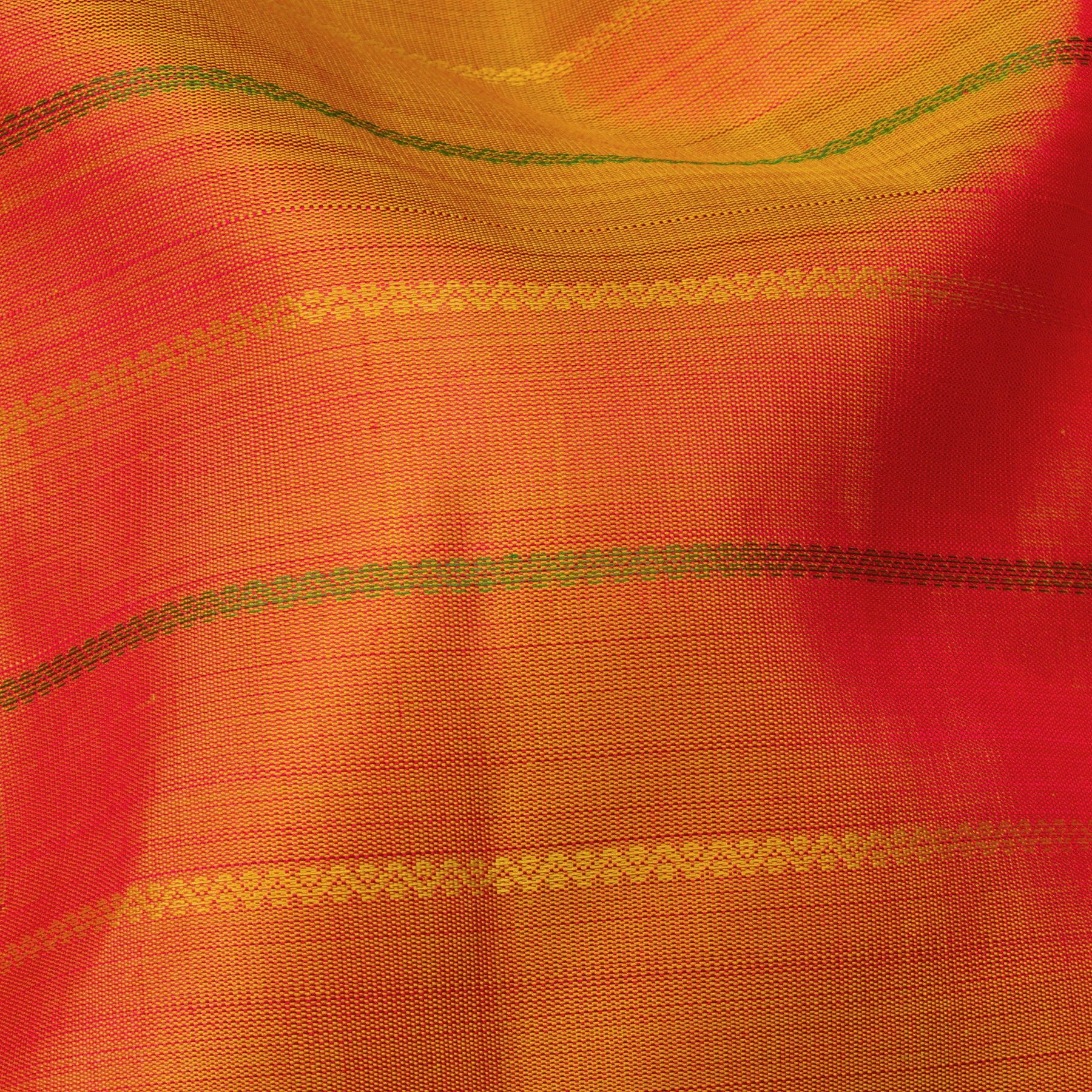 Kanakavalli Kanjivaram Silk Sari 24-110-HS001-05491 - Fabric View