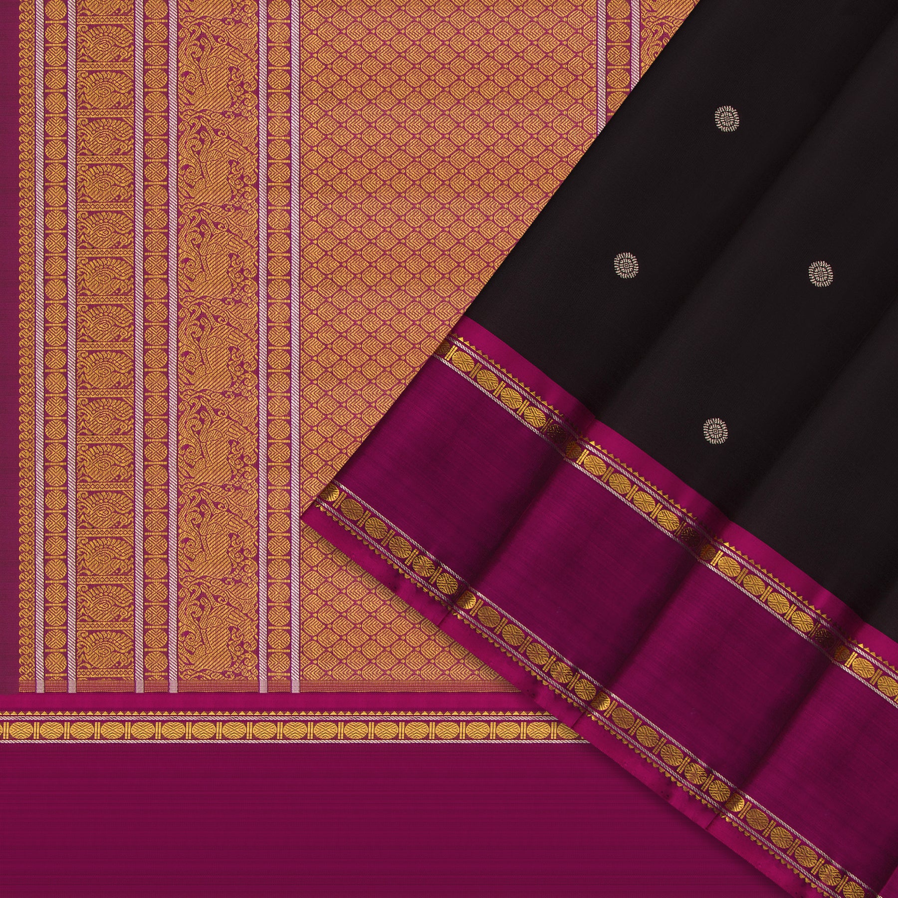 Kanakavalli Kanjivaram Silk Sari 24-110-HS001-05496 - Cover View