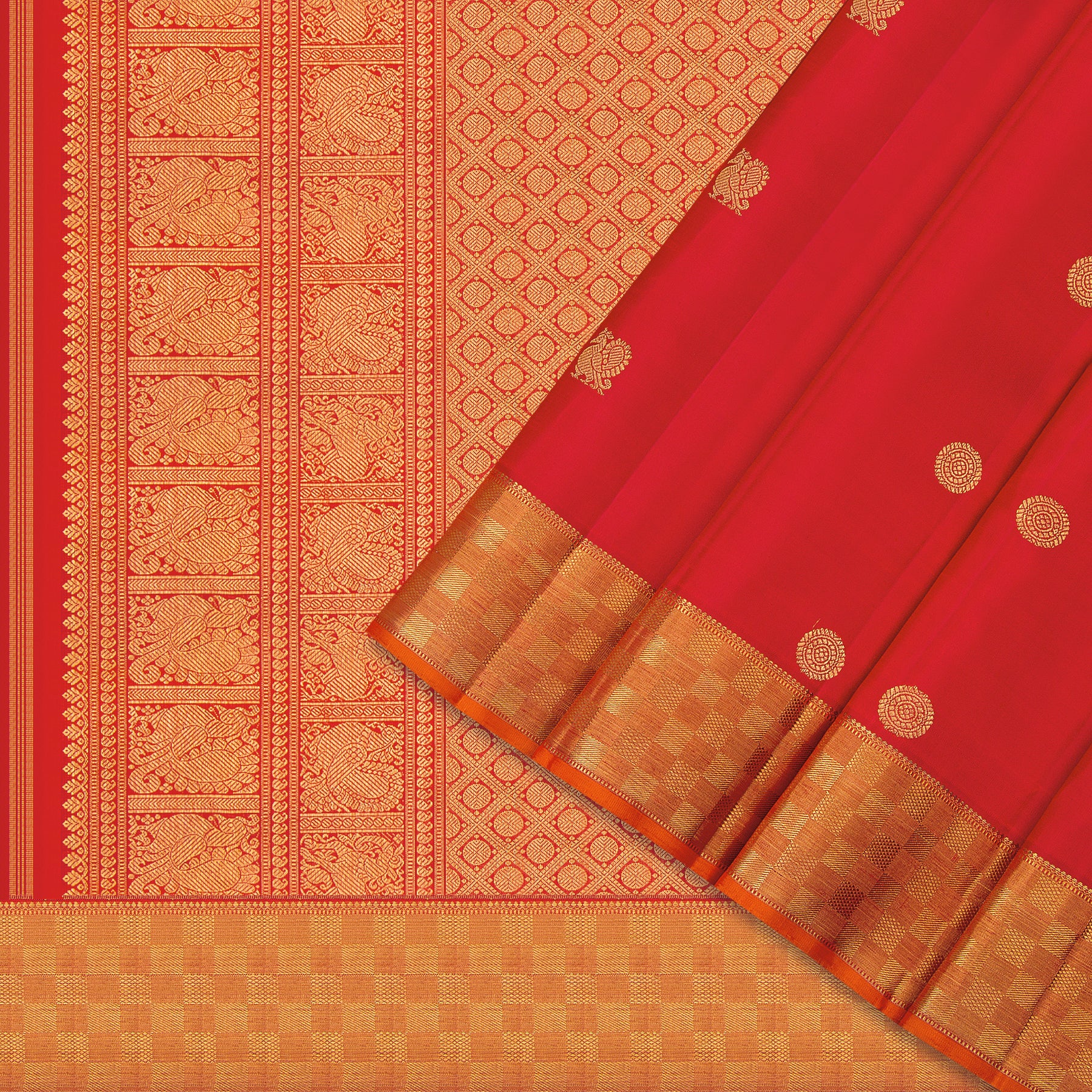 Kanakavalli Kanjivaram Silk Sari 24-110-HS001-05505 - Cover View