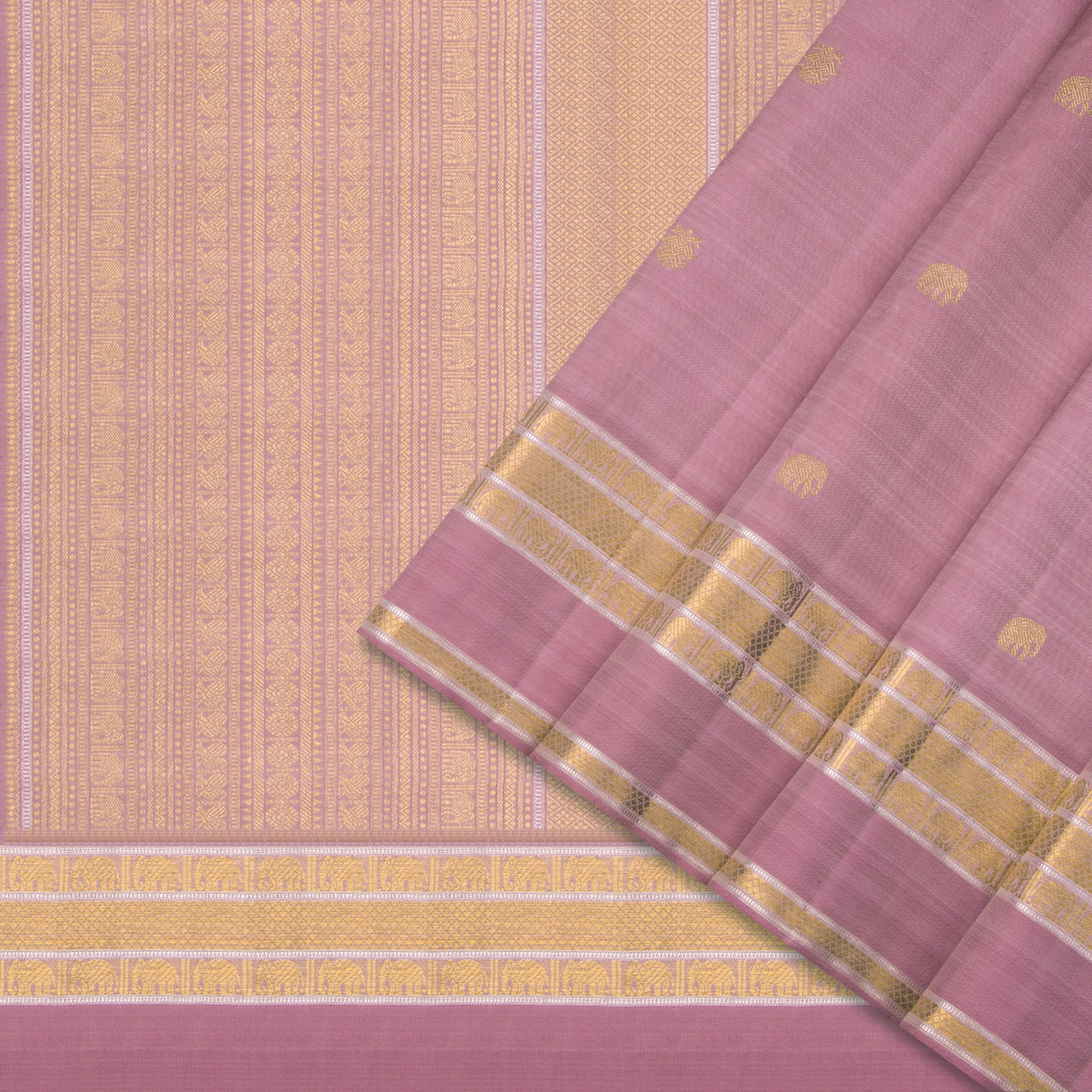 Kanakavalli Kanjivaram Silk Sari 24-110-HS001-05519 - Cover View